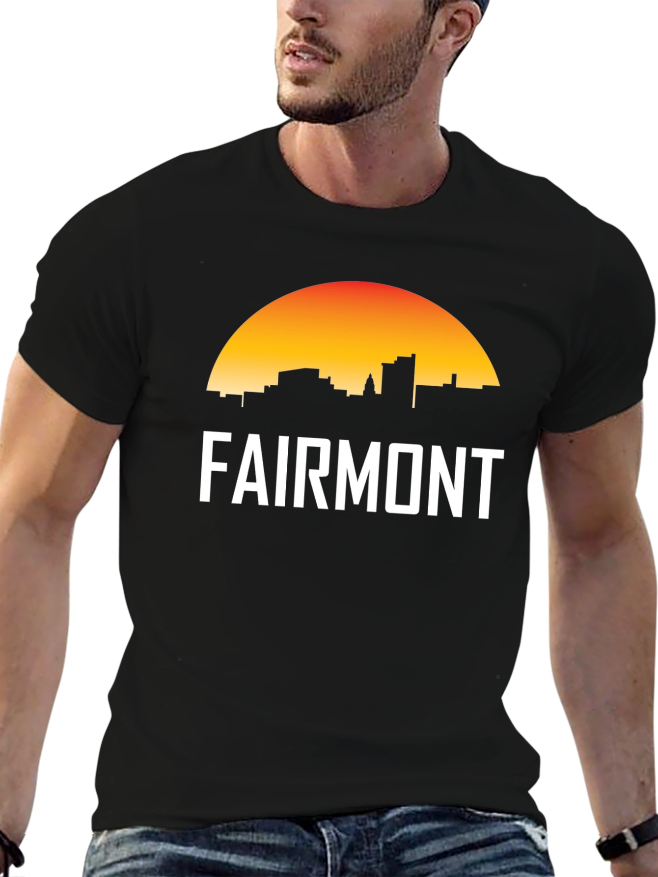 Fairmont City Skyline Graphic Tee