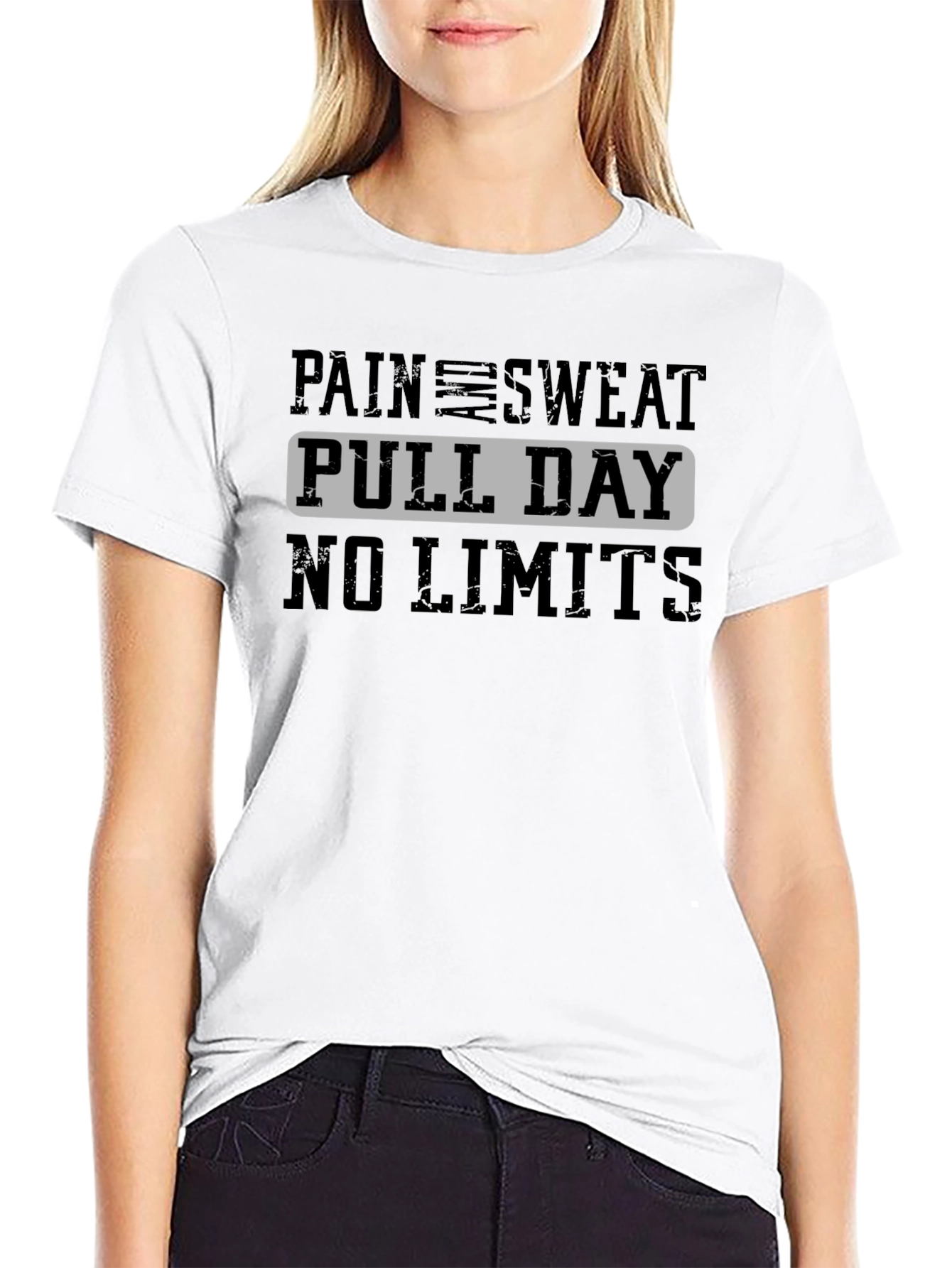 Pain and Sweat Pull Day No Limits T-Shirt