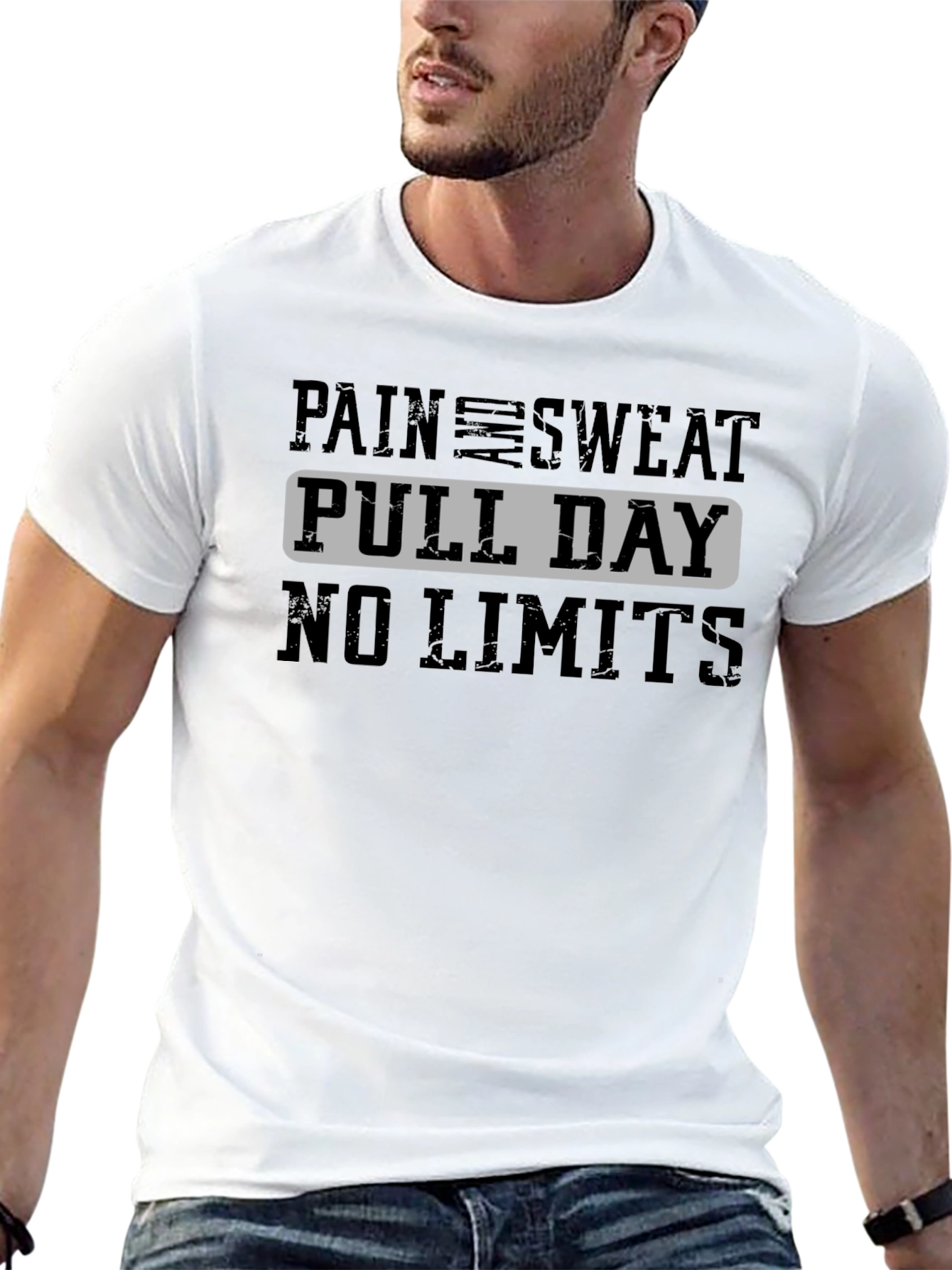 Pain and Sweat Pull Day No Limits T-Shirt