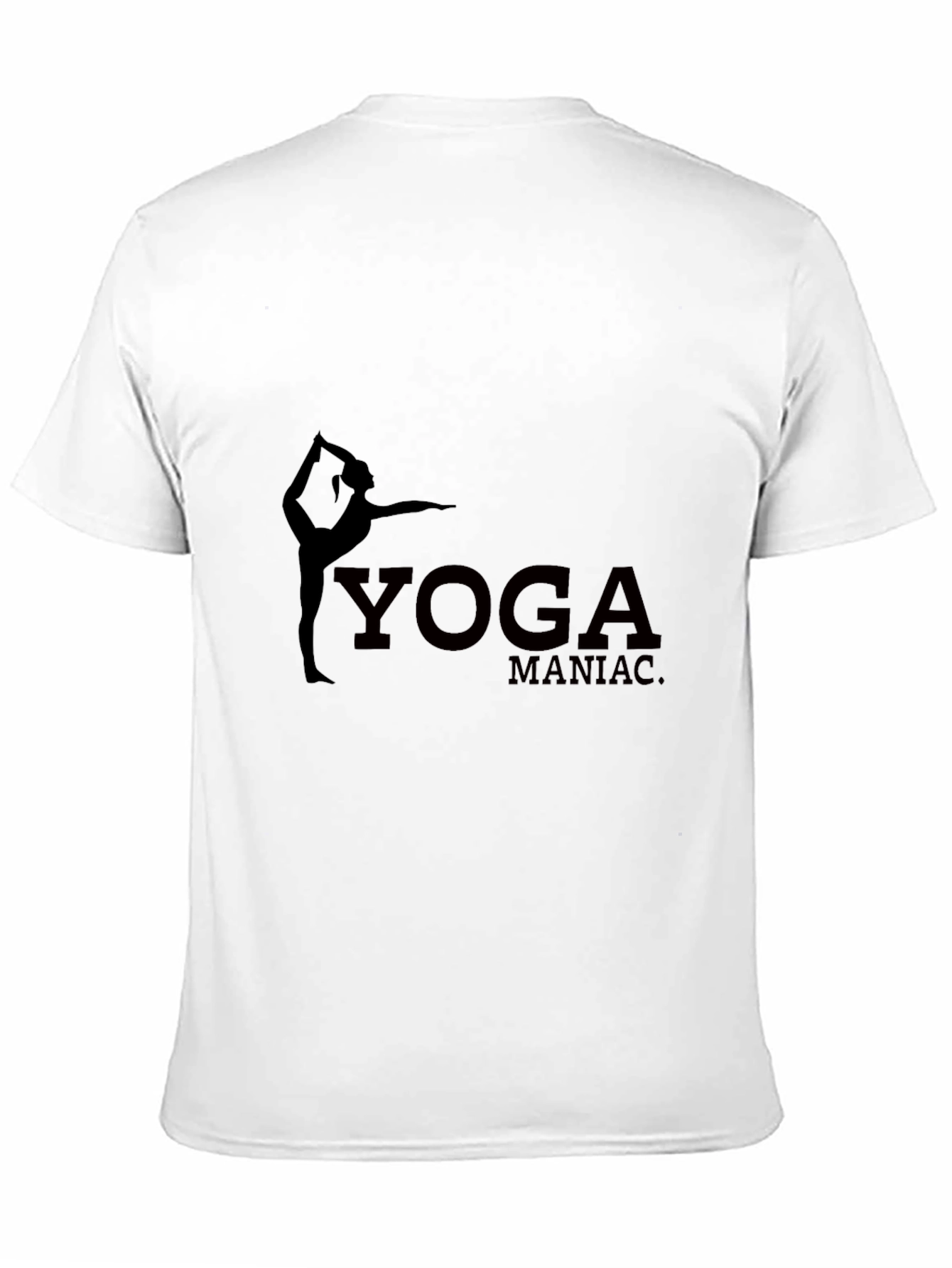 Yoga Maniac Graphic T-Shirt - Black