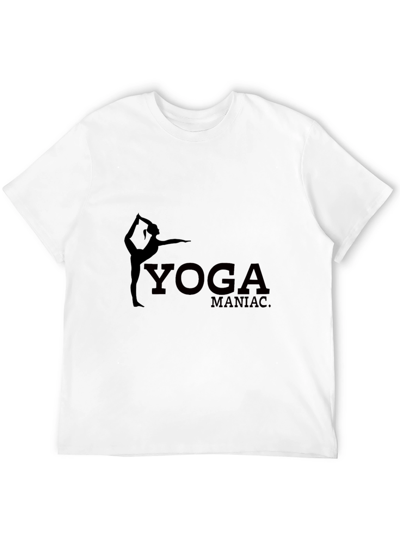 Yoga Maniac Graphic T-Shirt - Black