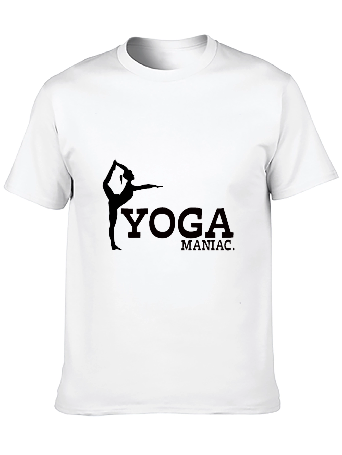 Yoga Maniac Graphic T-Shirt - Black