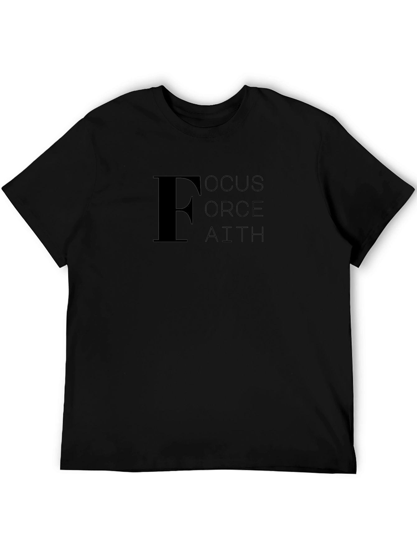 Focus Force Faith Graphic Tee - Black