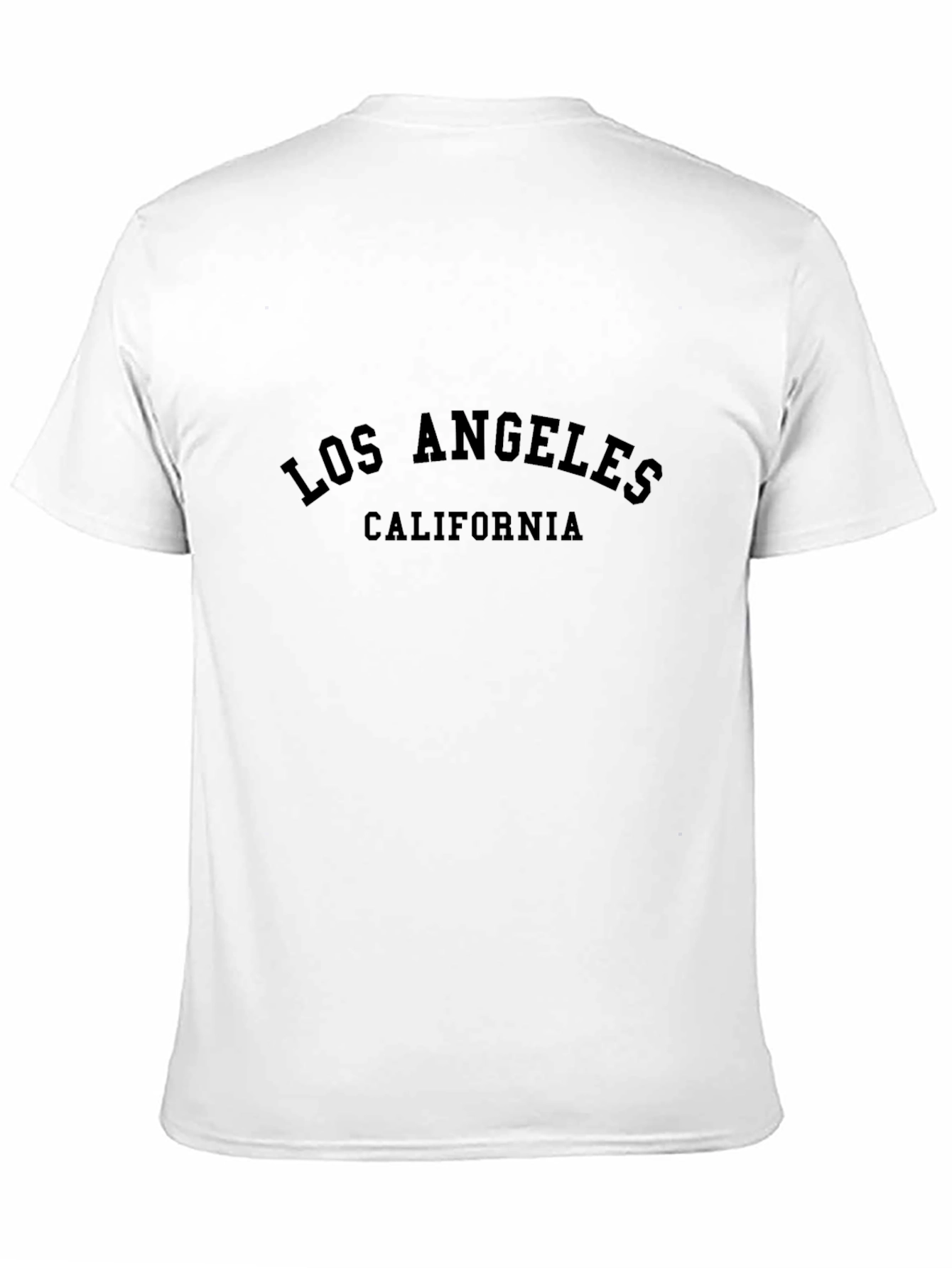 Los Angeles California Black Graphic Tee
