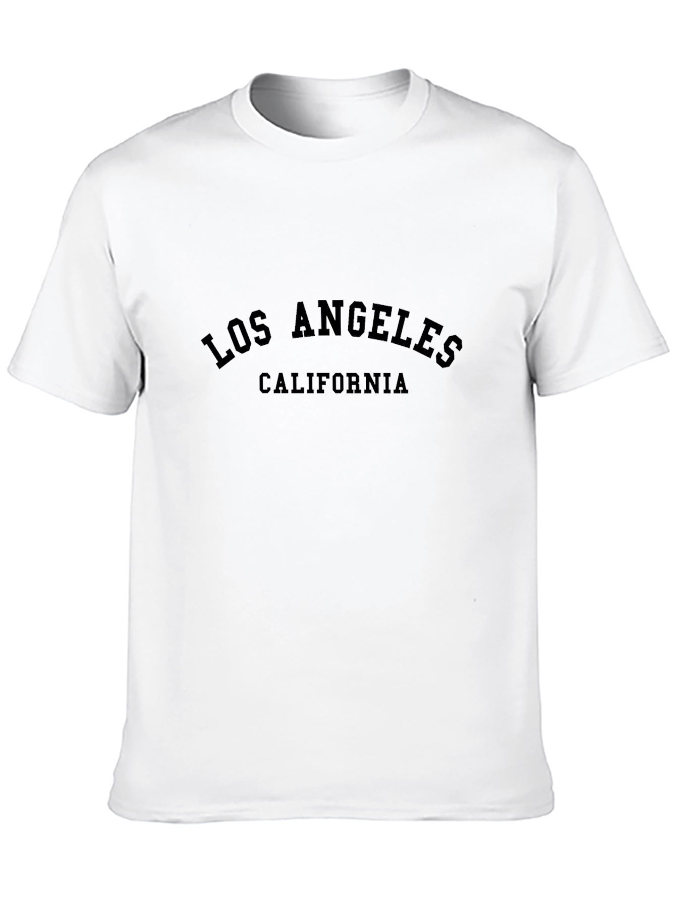 Los Angeles California Black Graphic Tee