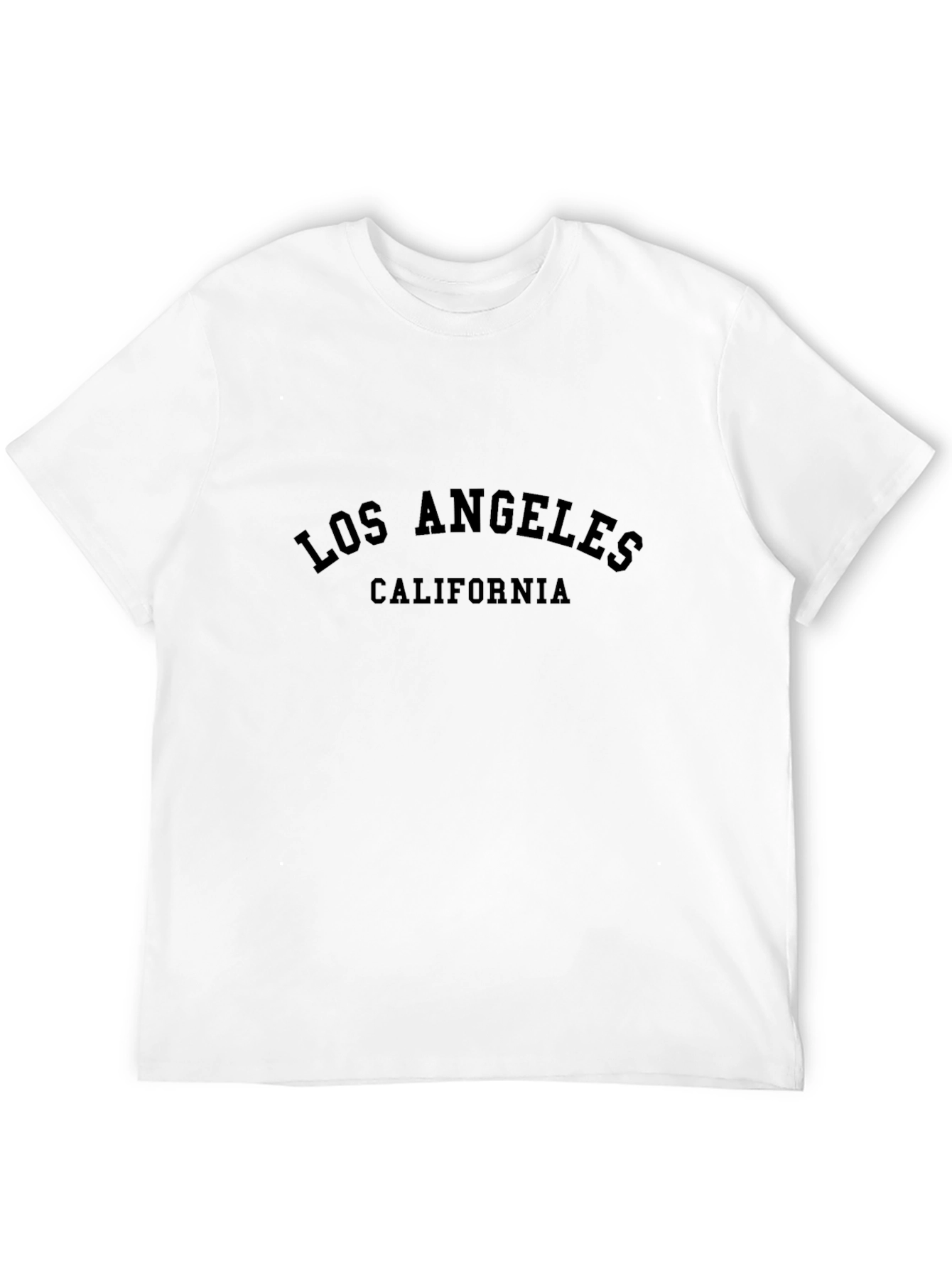 Los Angeles California Black Graphic Tee