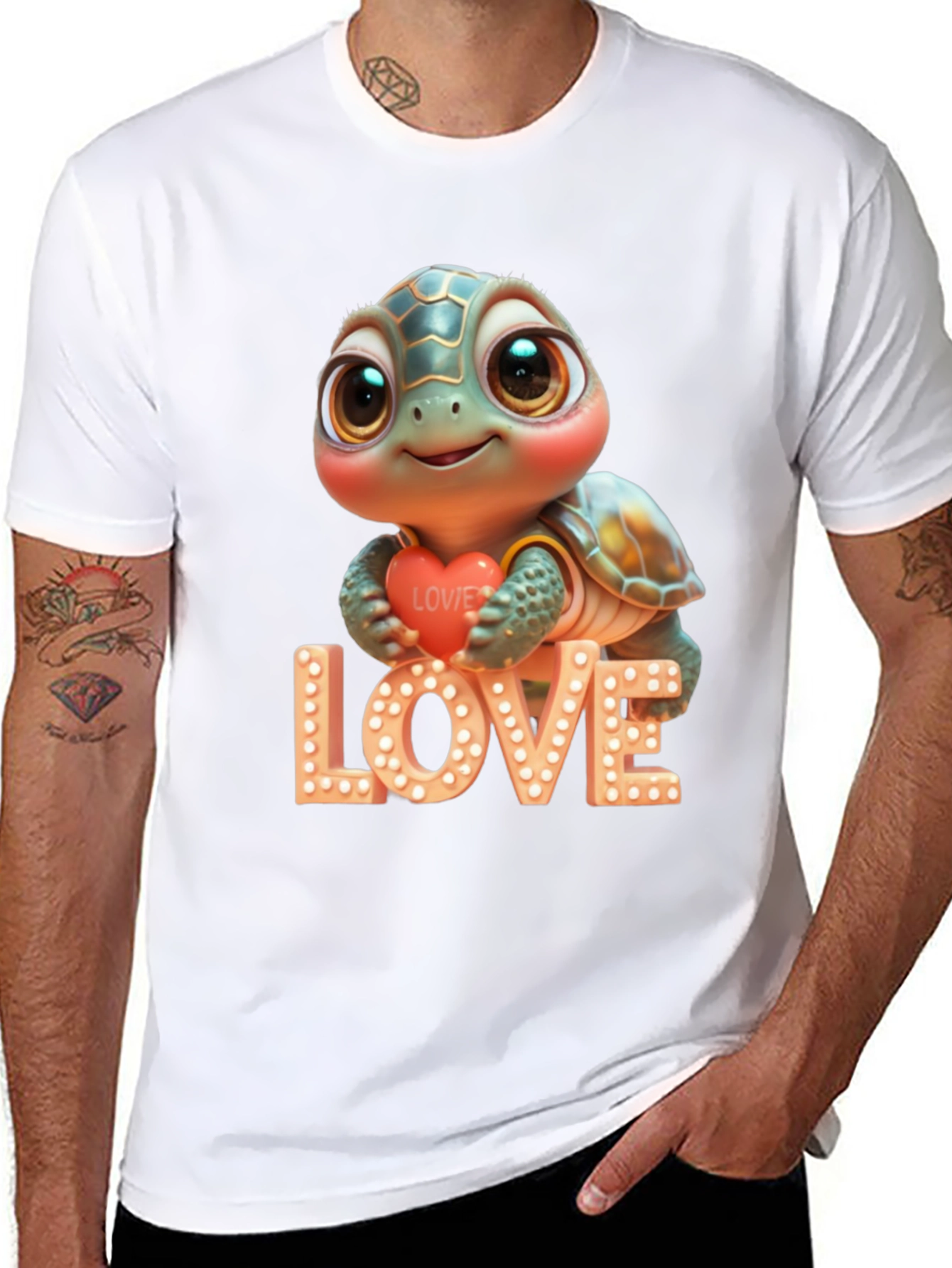 Cute Turtle Love T-Shirt