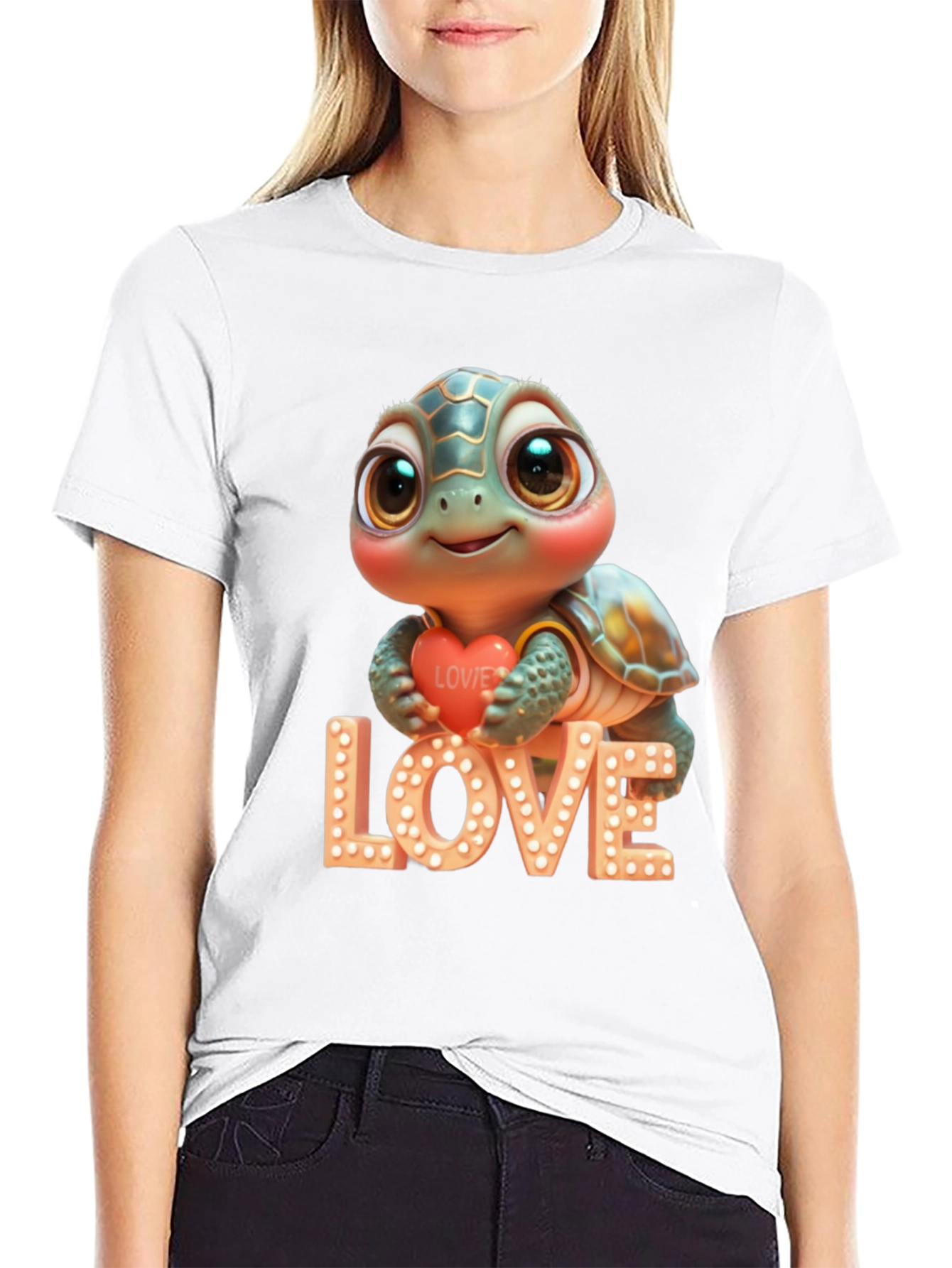 Cute Turtle Love T-Shirt