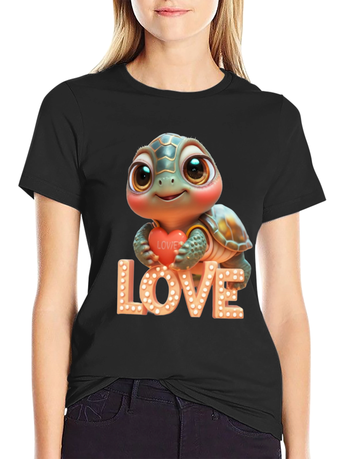 Cute Turtle Love T-Shirt