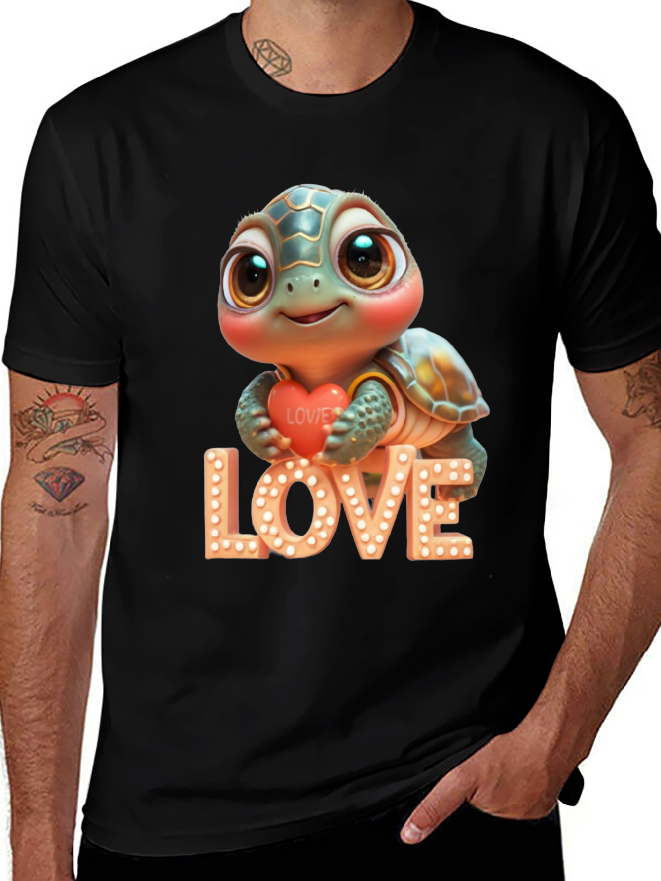 Cute Turtle Love T-Shirt