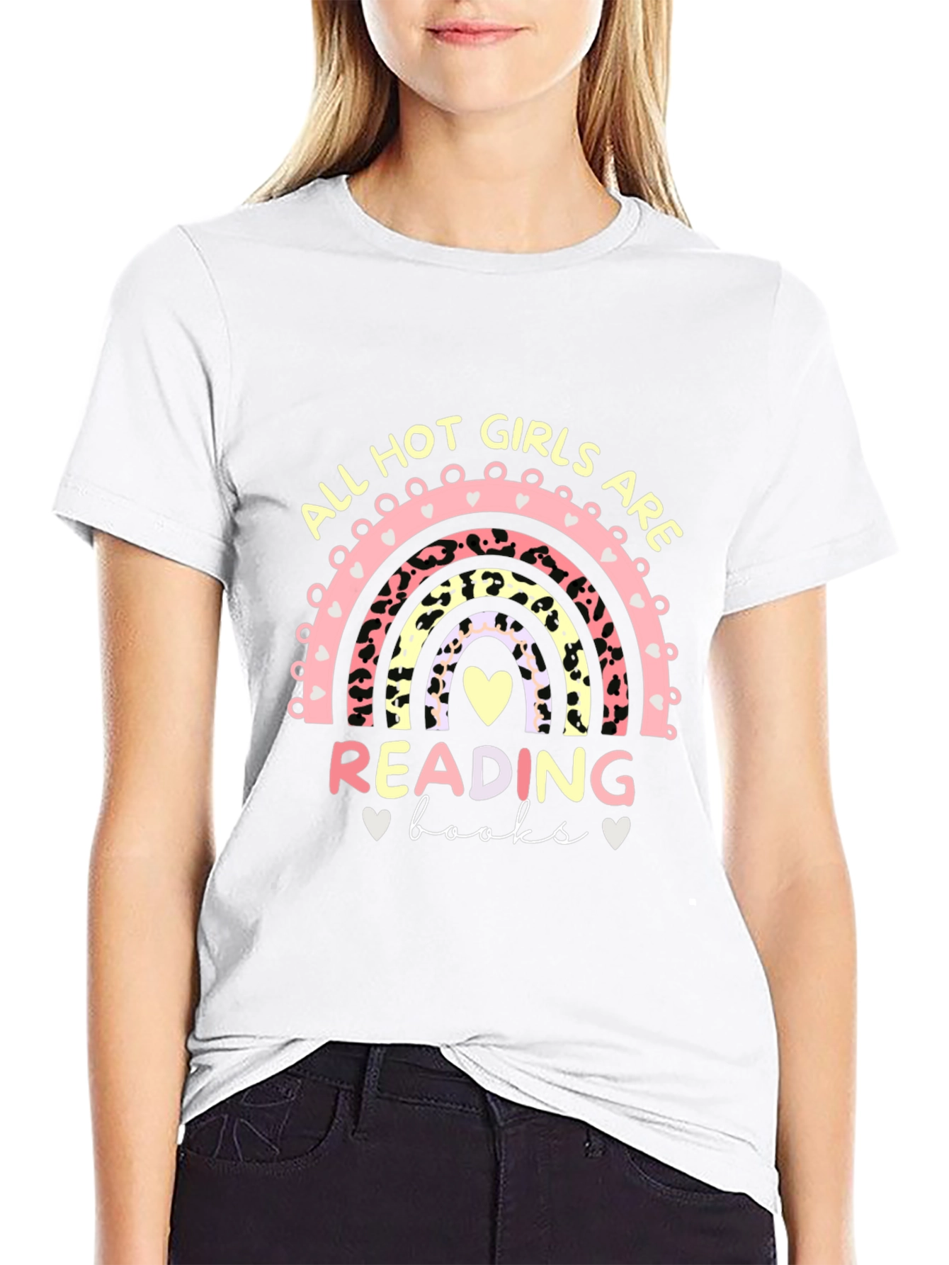 All Hot Girls Read Books Graphic Tee