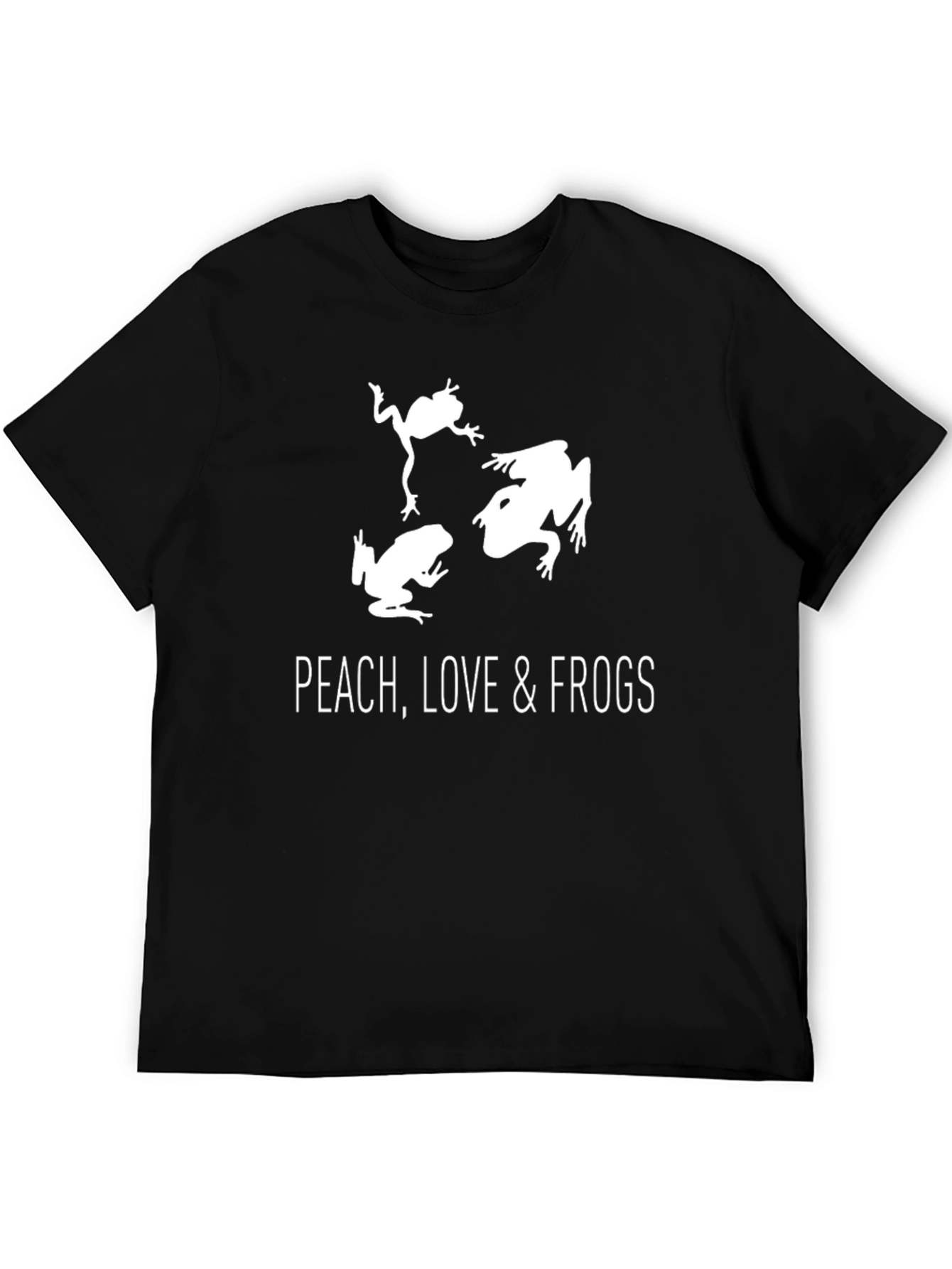 Peach Love & Frogs Graphic Tee