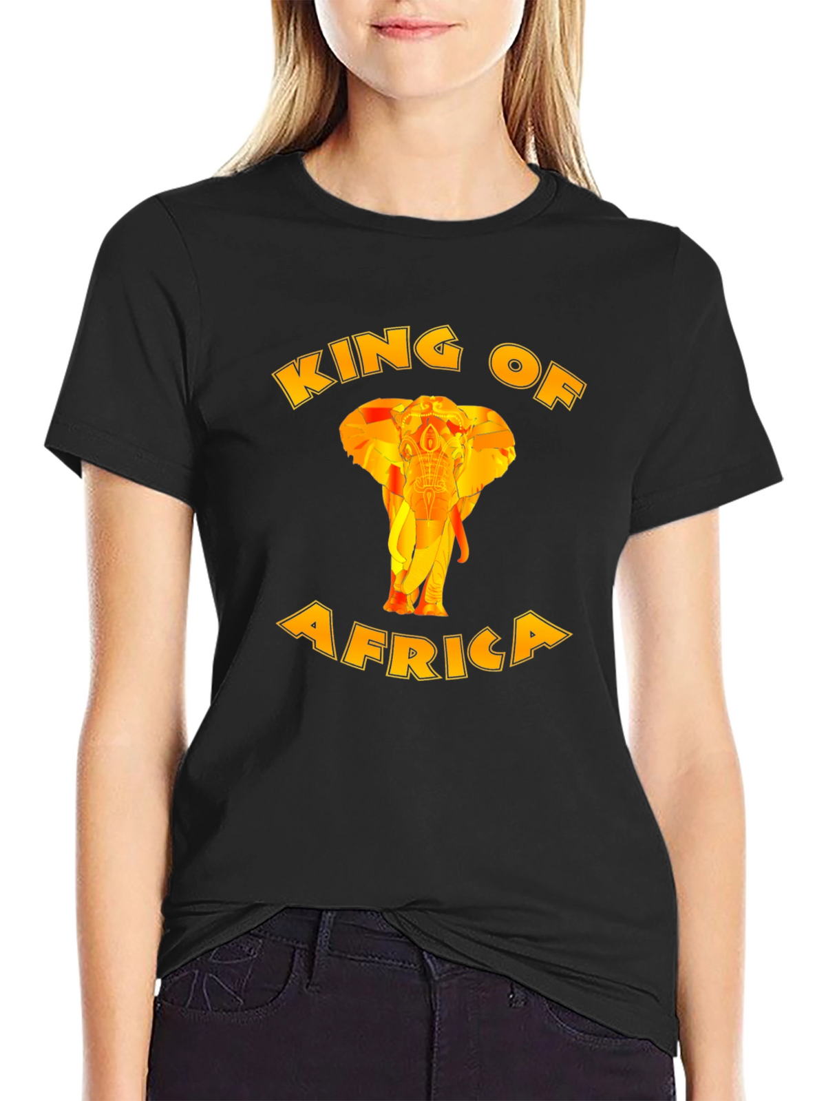 King of Africa Graphic Print Mens T-Shirt