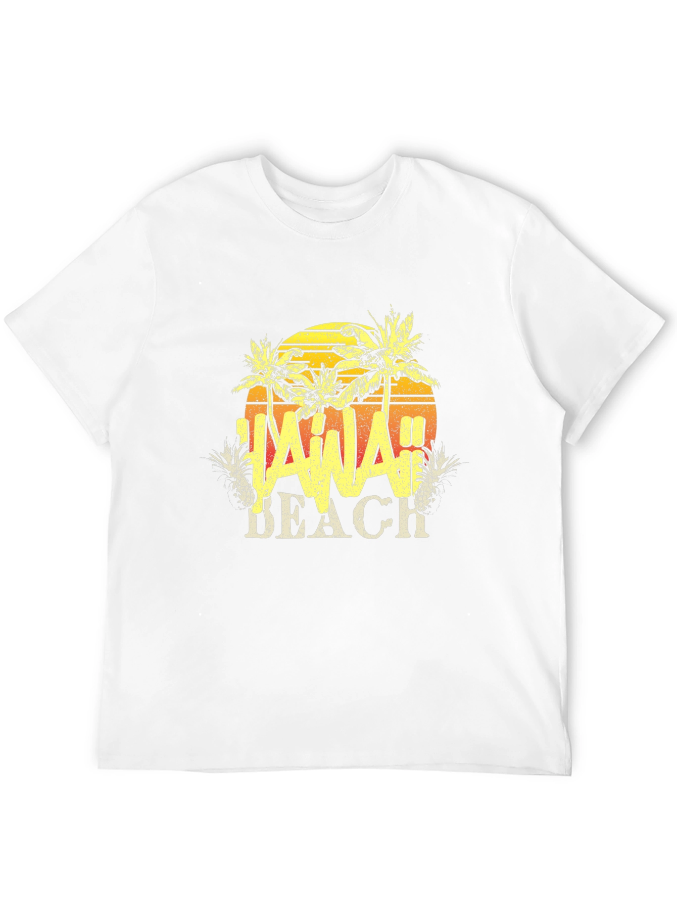 Hawaii Beach T-Shirt - Tropical Design