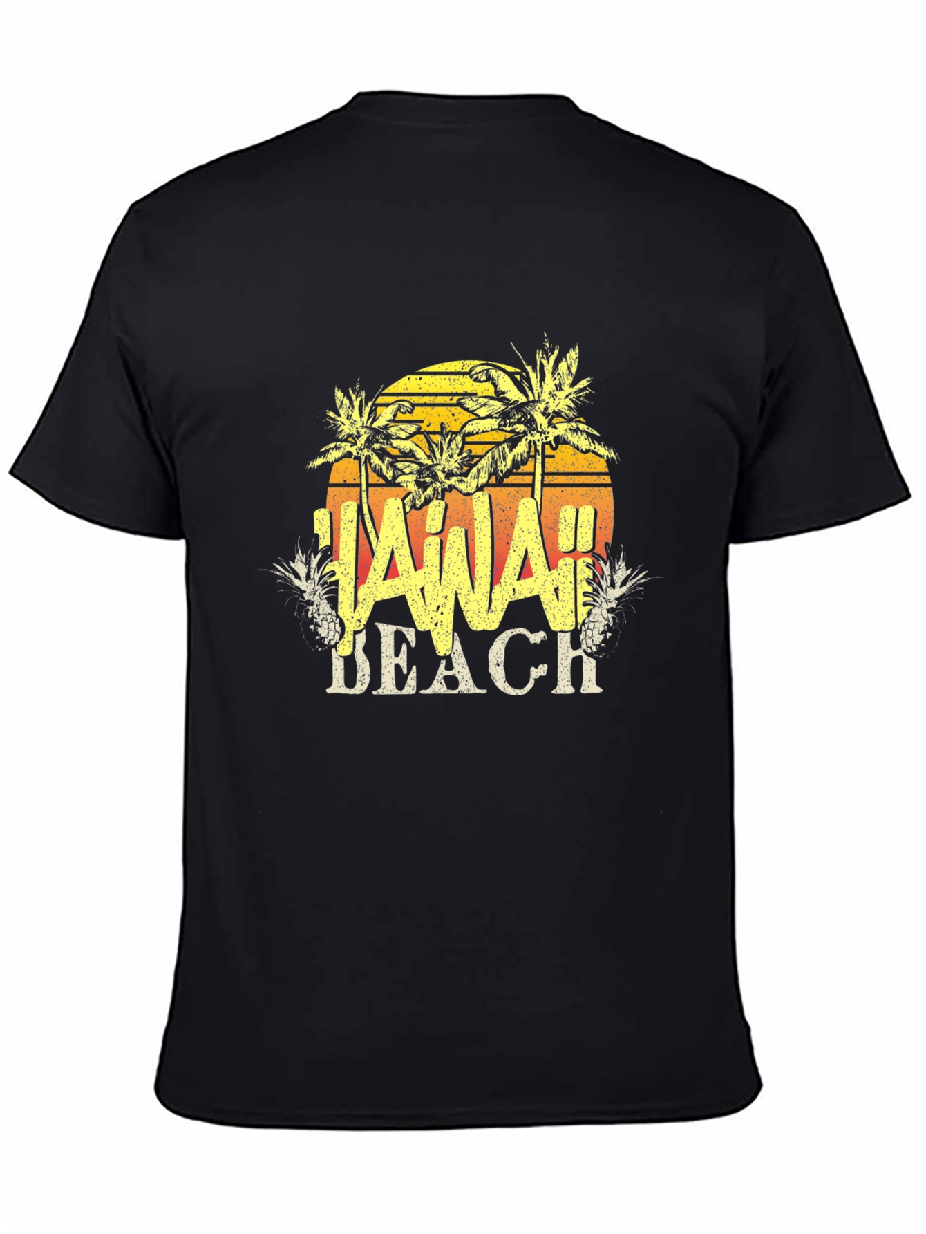 Hawaii Beach T-Shirt - Tropical Design