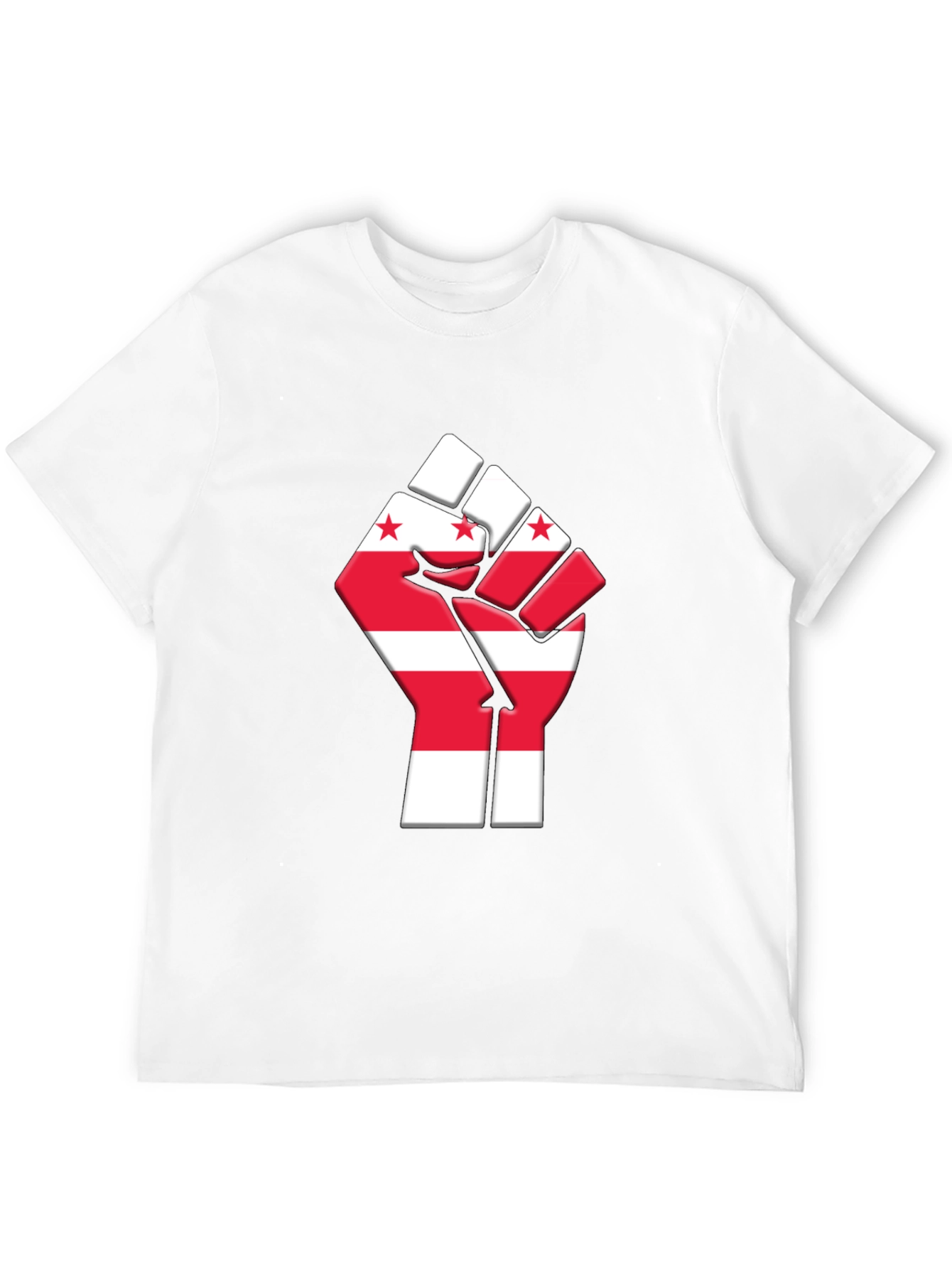 DC Flag Fist T-Shirt - Patriotic Pride
