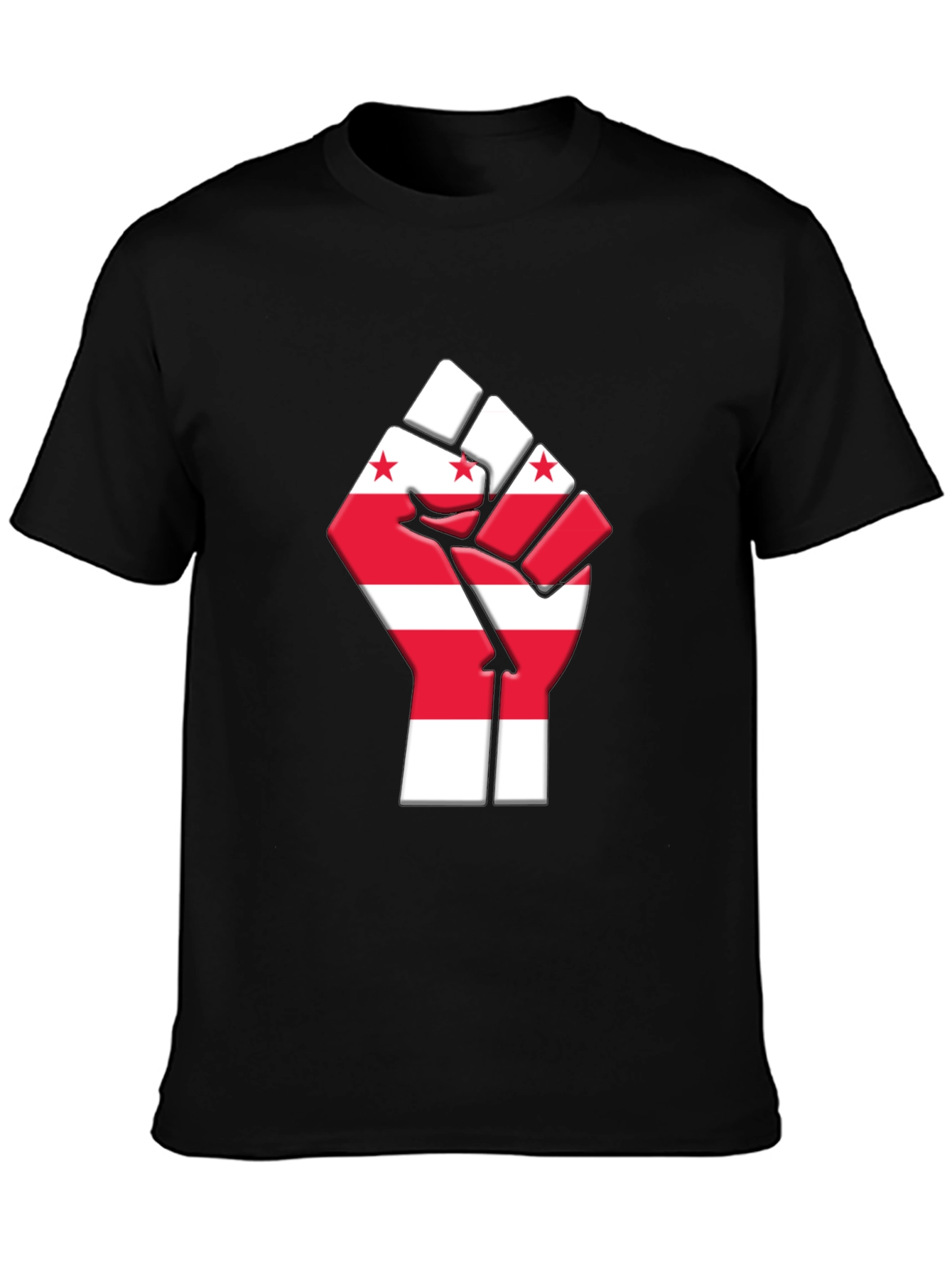 DC Flag Fist T-Shirt - Patriotic Pride