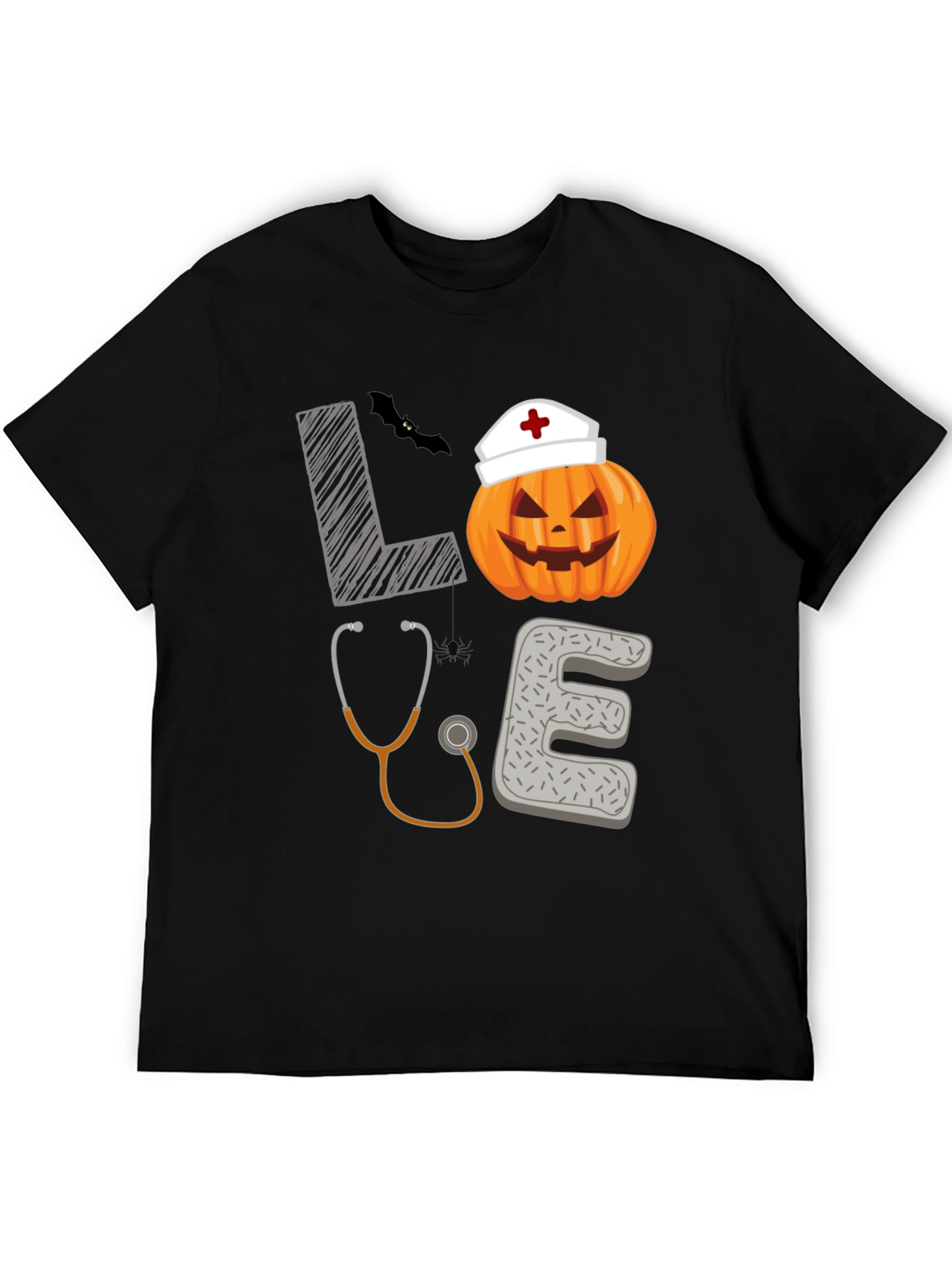 Nurse Halloween Pumpkin T-Shirt