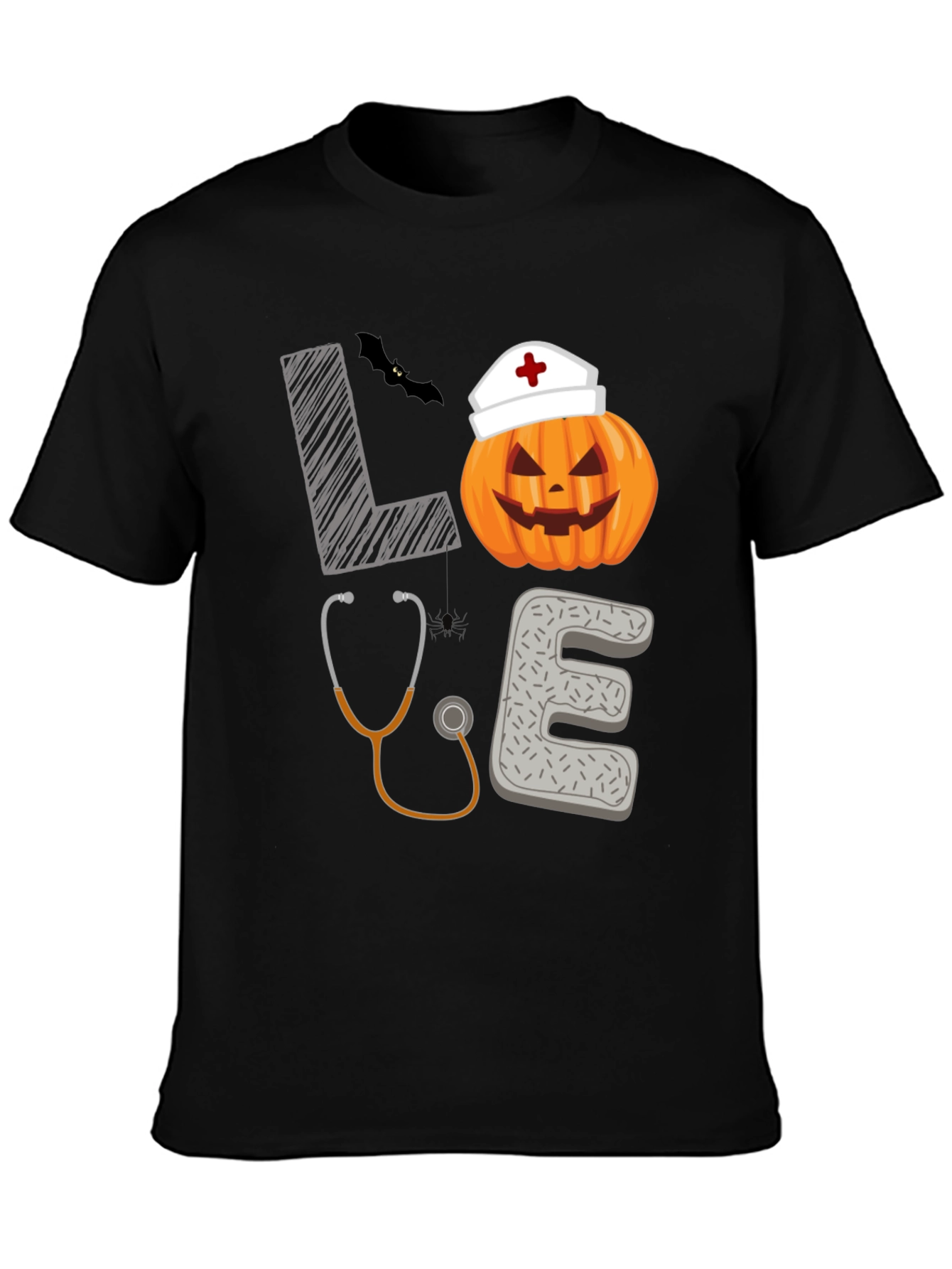 Nurse Halloween Pumpkin T-Shirt