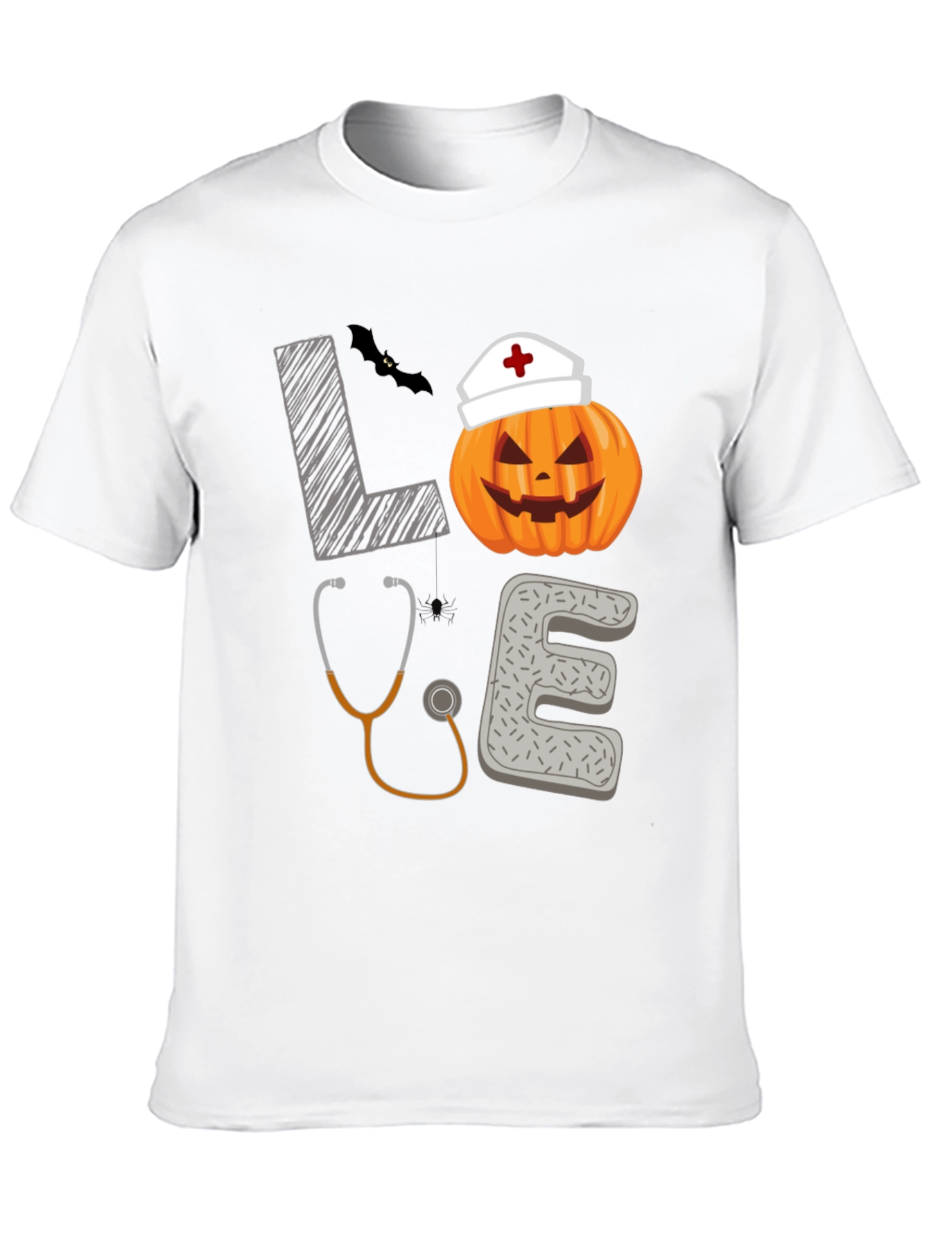 Nurse Halloween Pumpkin T-Shirt