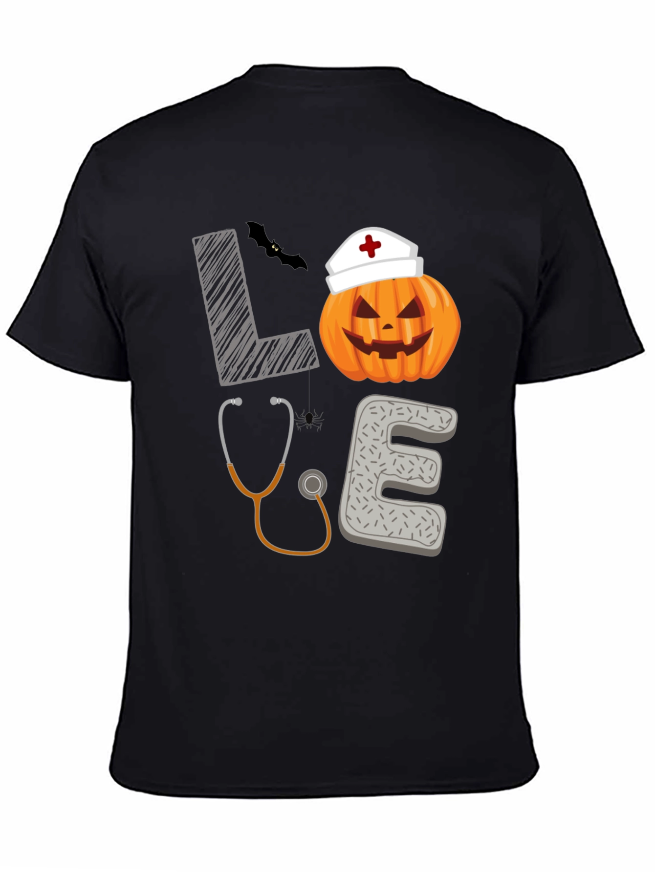 Nurse Halloween Pumpkin T-Shirt