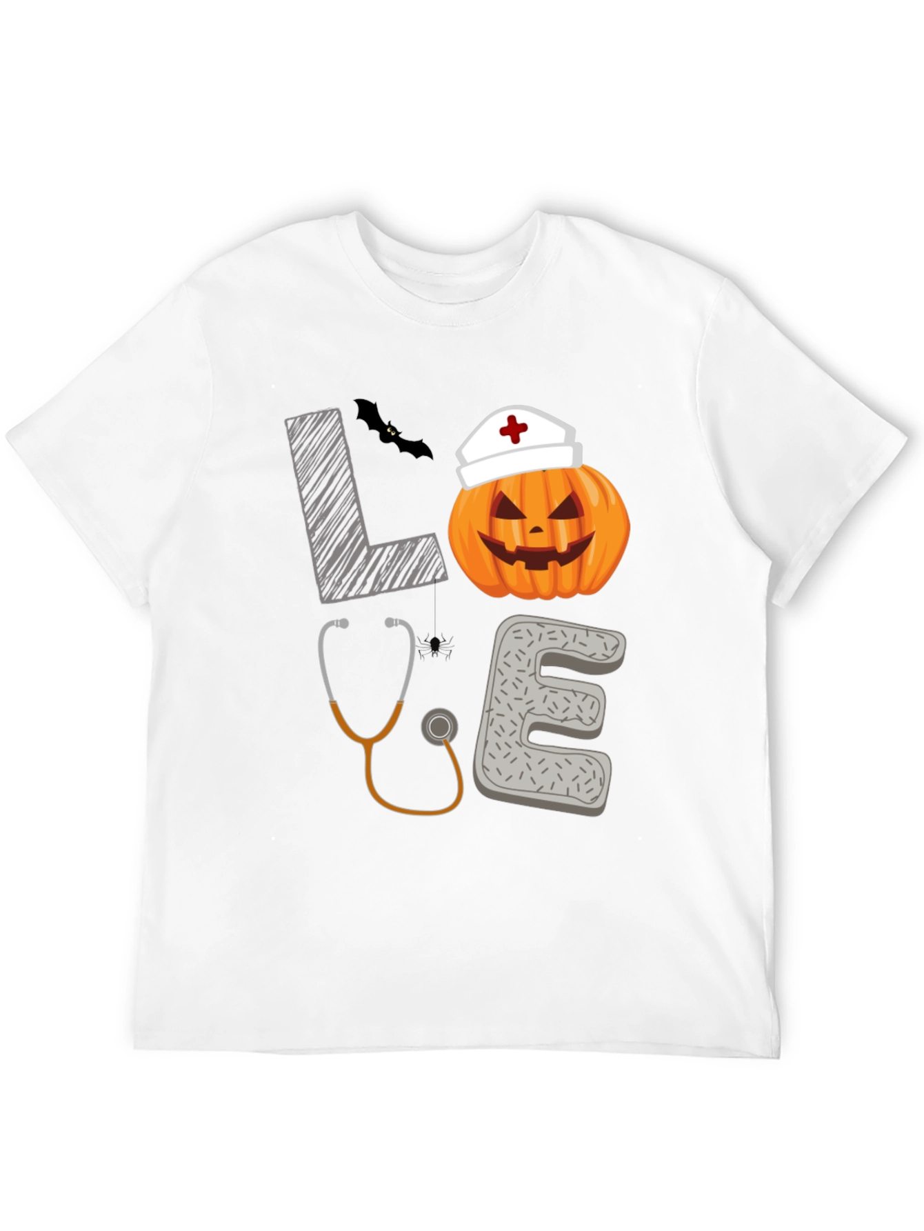 Nurse Halloween Pumpkin T-Shirt
