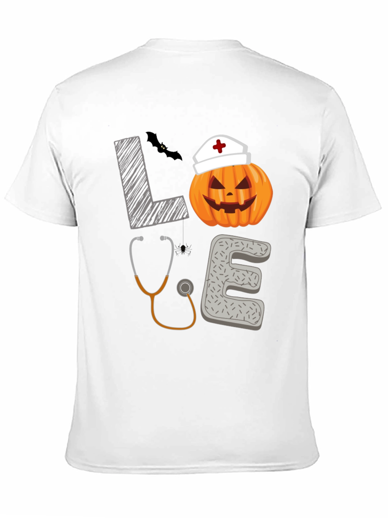 Nurse Halloween Pumpkin T-Shirt