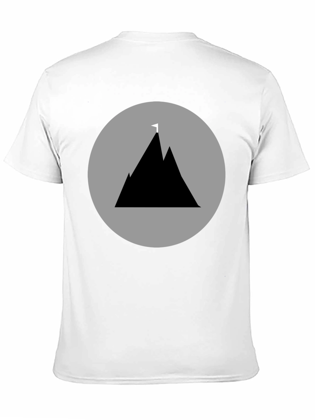 Mountain Peak Graphic Tee - Black