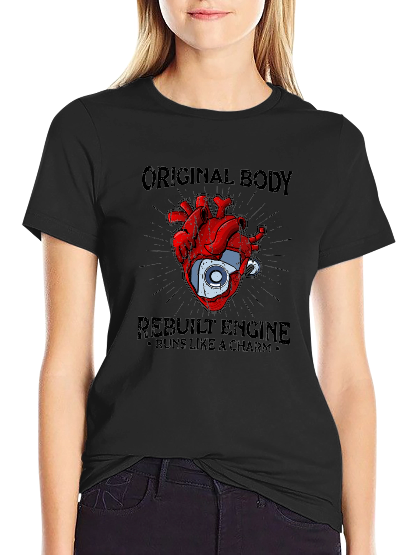 Original Body Rebuilt Engine Graphic T-Shirt