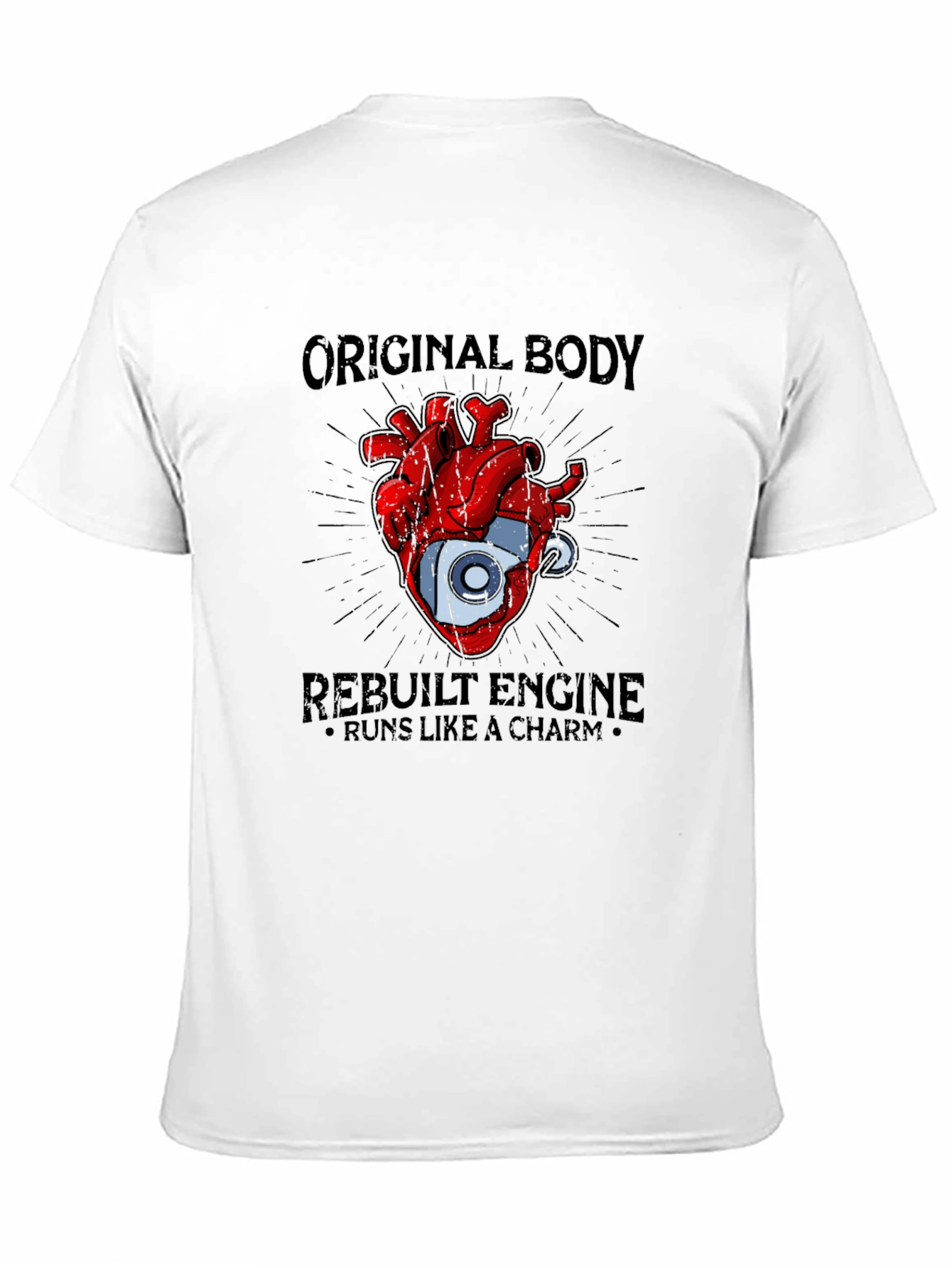Original Body Rebuilt Engine Graphic T-Shirt