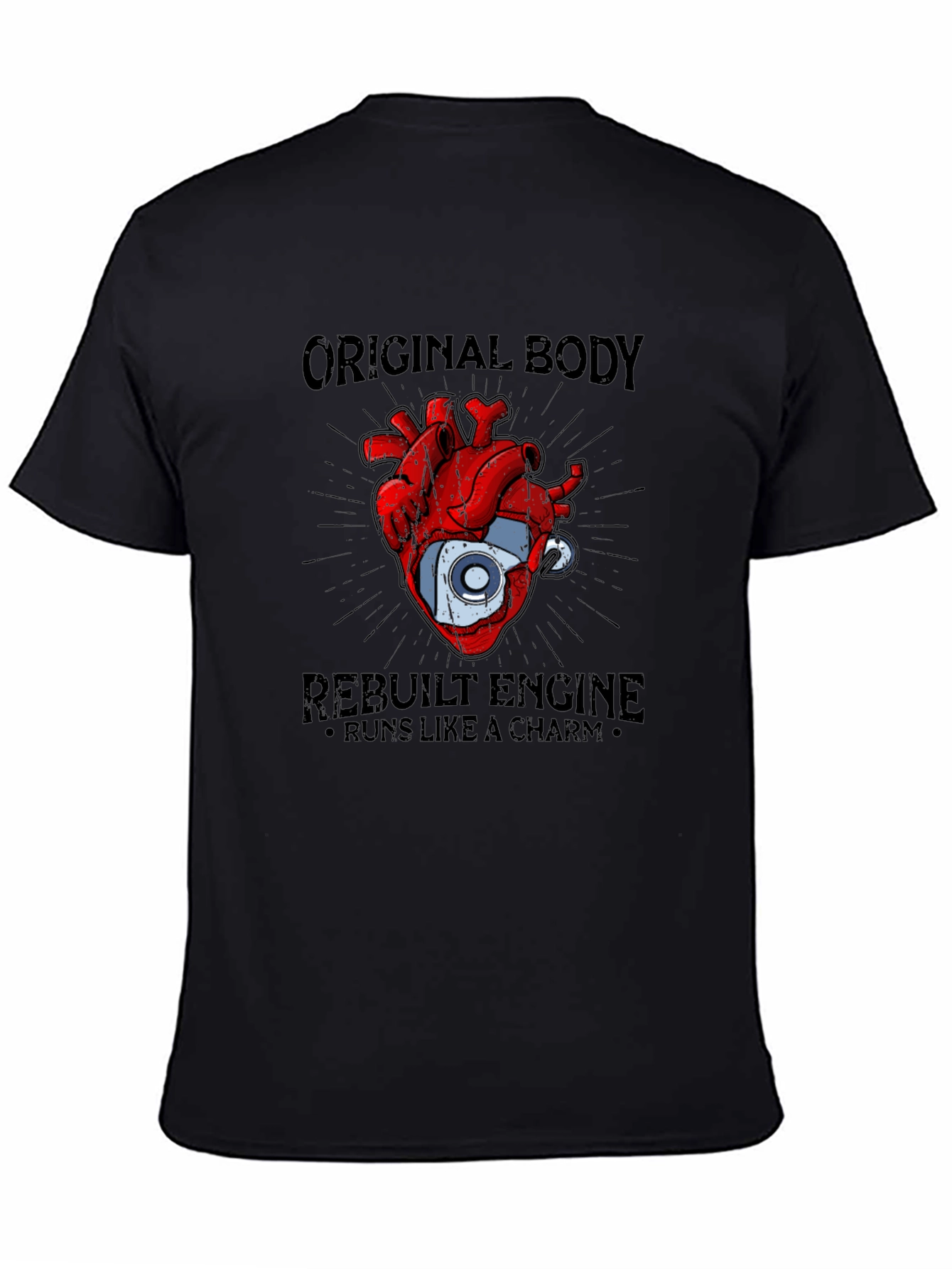 Original Body Rebuilt Engine Graphic T-Shirt