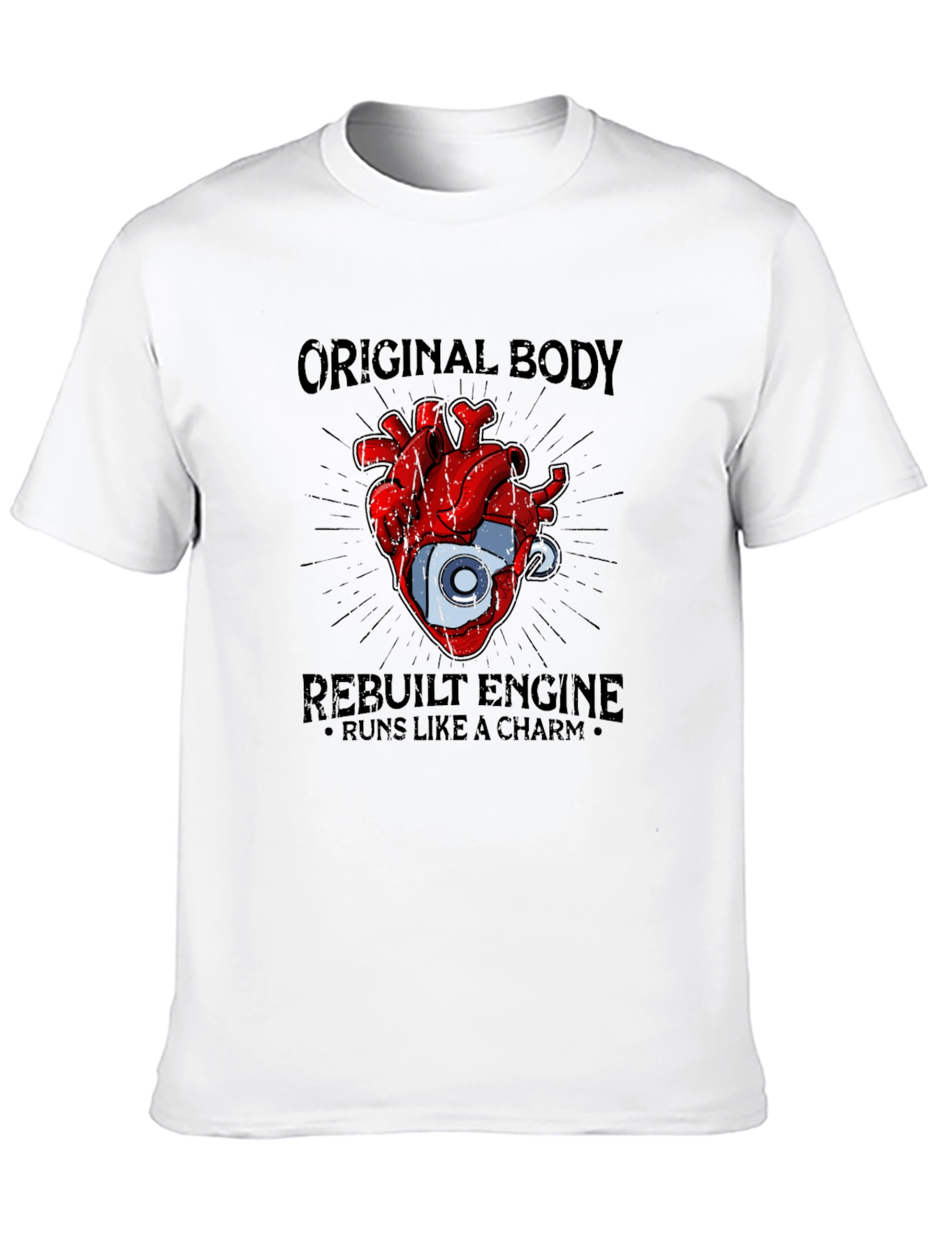 Original Body Rebuilt Engine Graphic T-Shirt