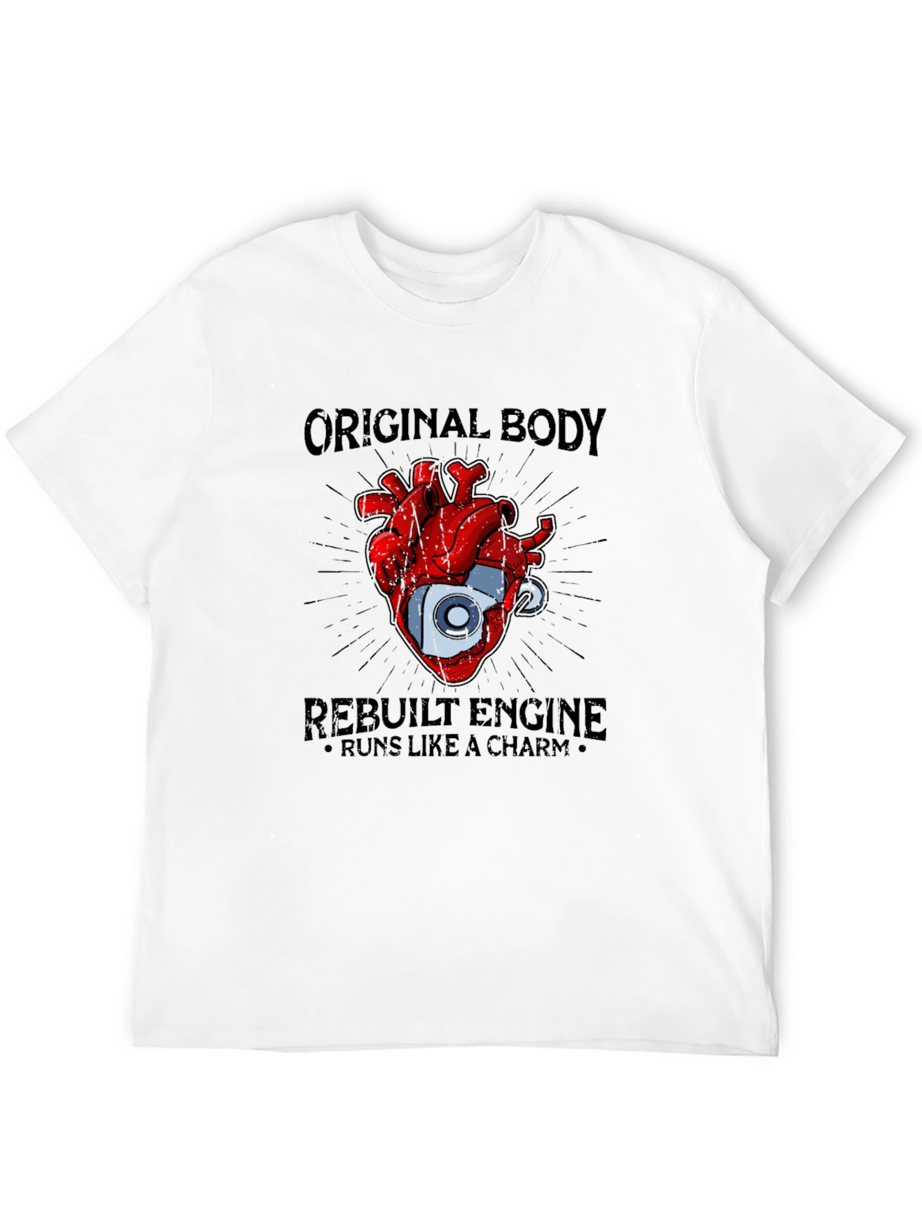 Original Body Rebuilt Engine Graphic T-Shirt