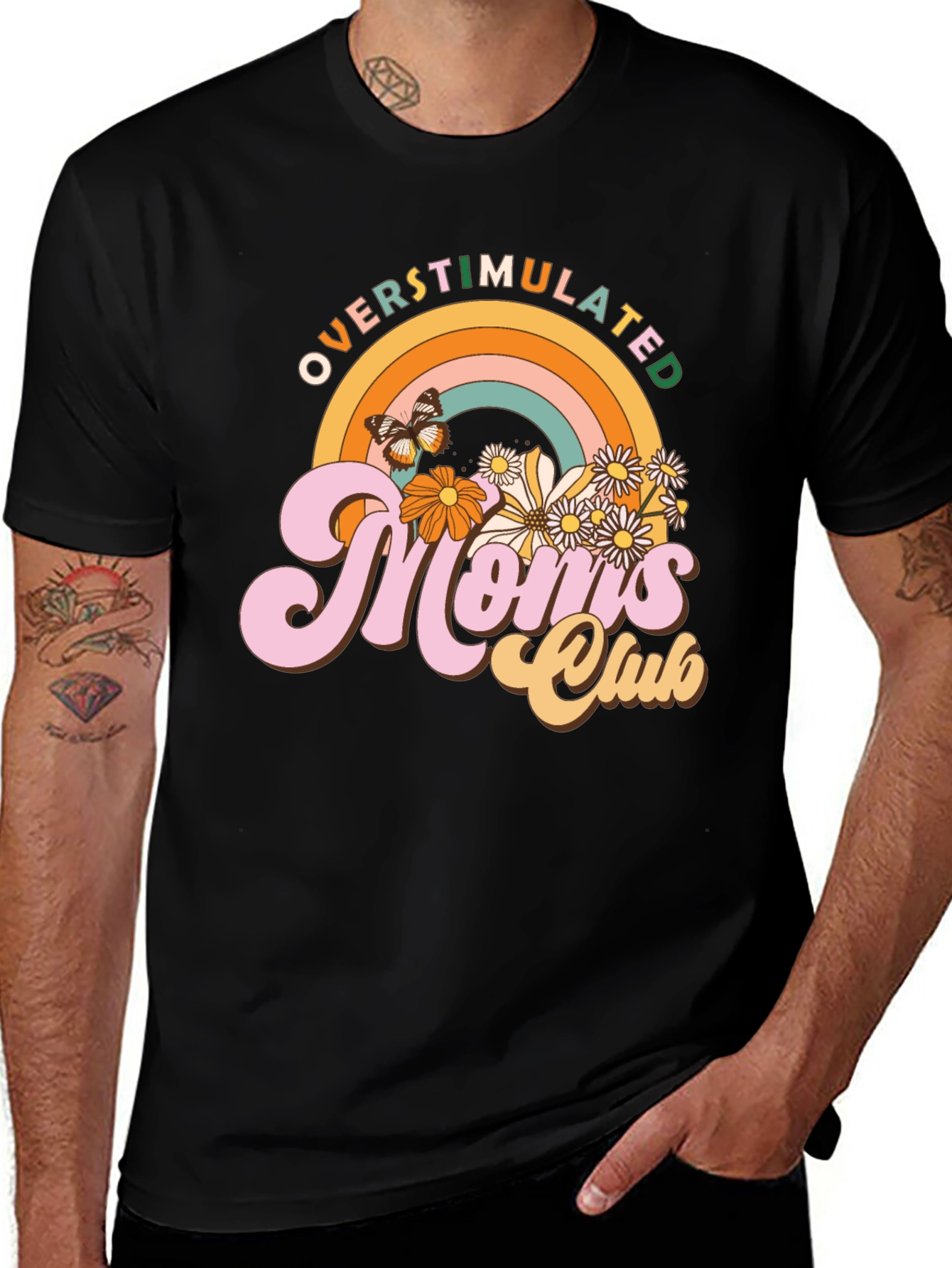 Overstimulated Moms Club Graphic Tee