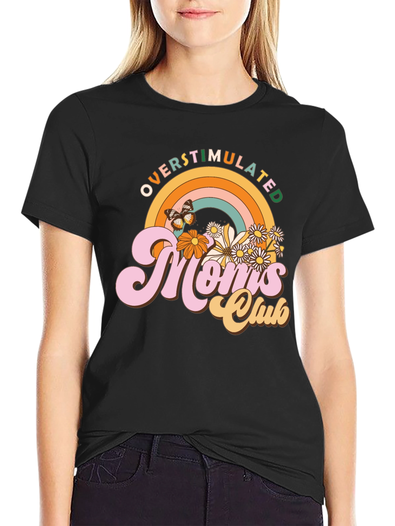 Overstimulated Moms Club Graphic Tee