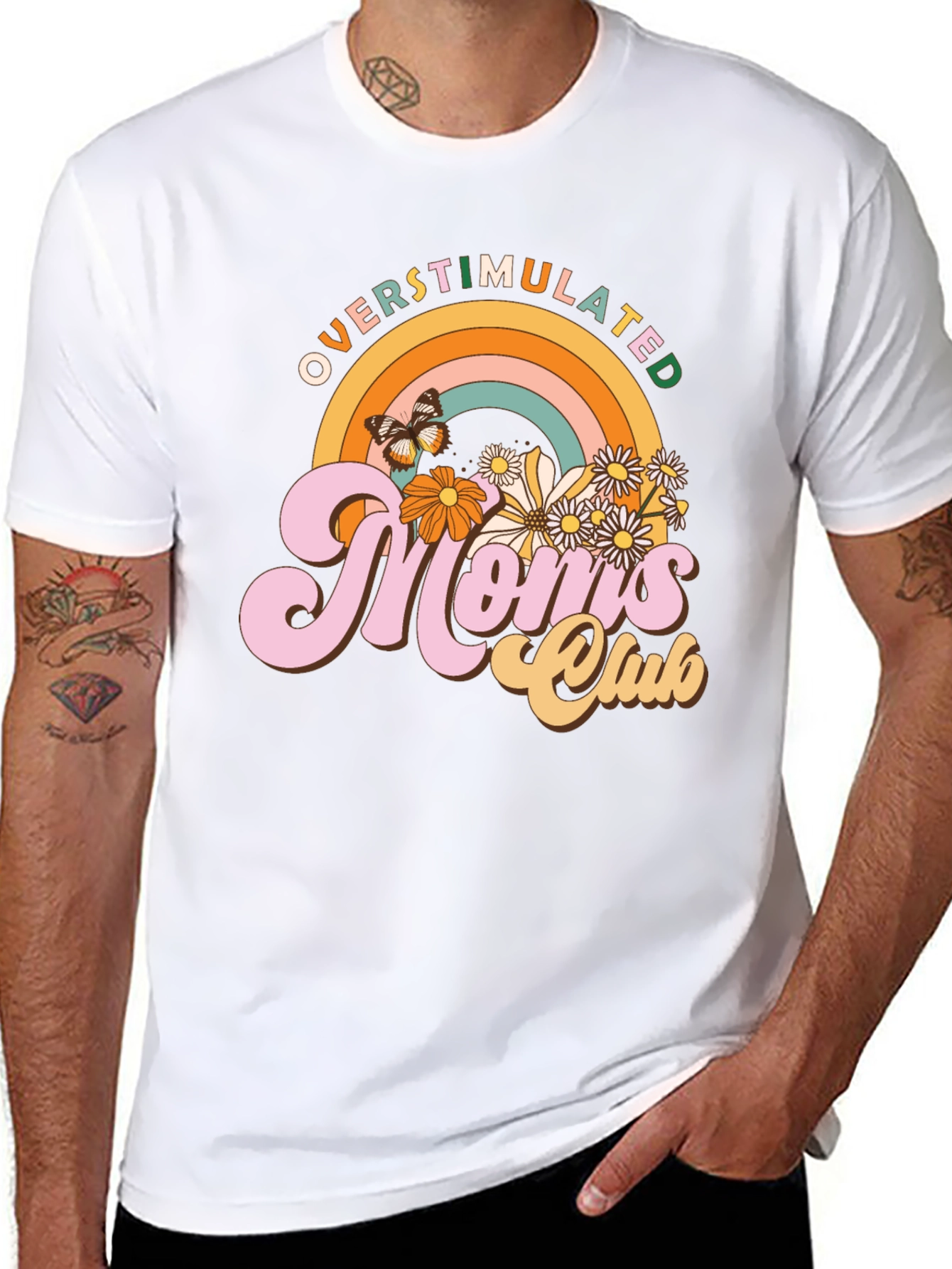 Overstimulated Moms Club Graphic Tee