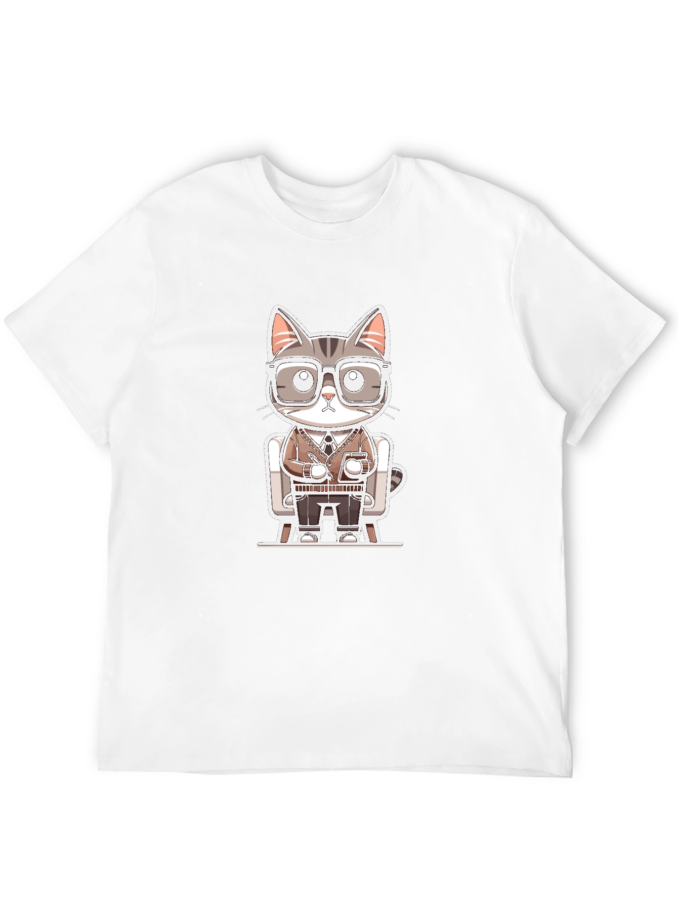 Cool Cat T-Shirt - Office Style