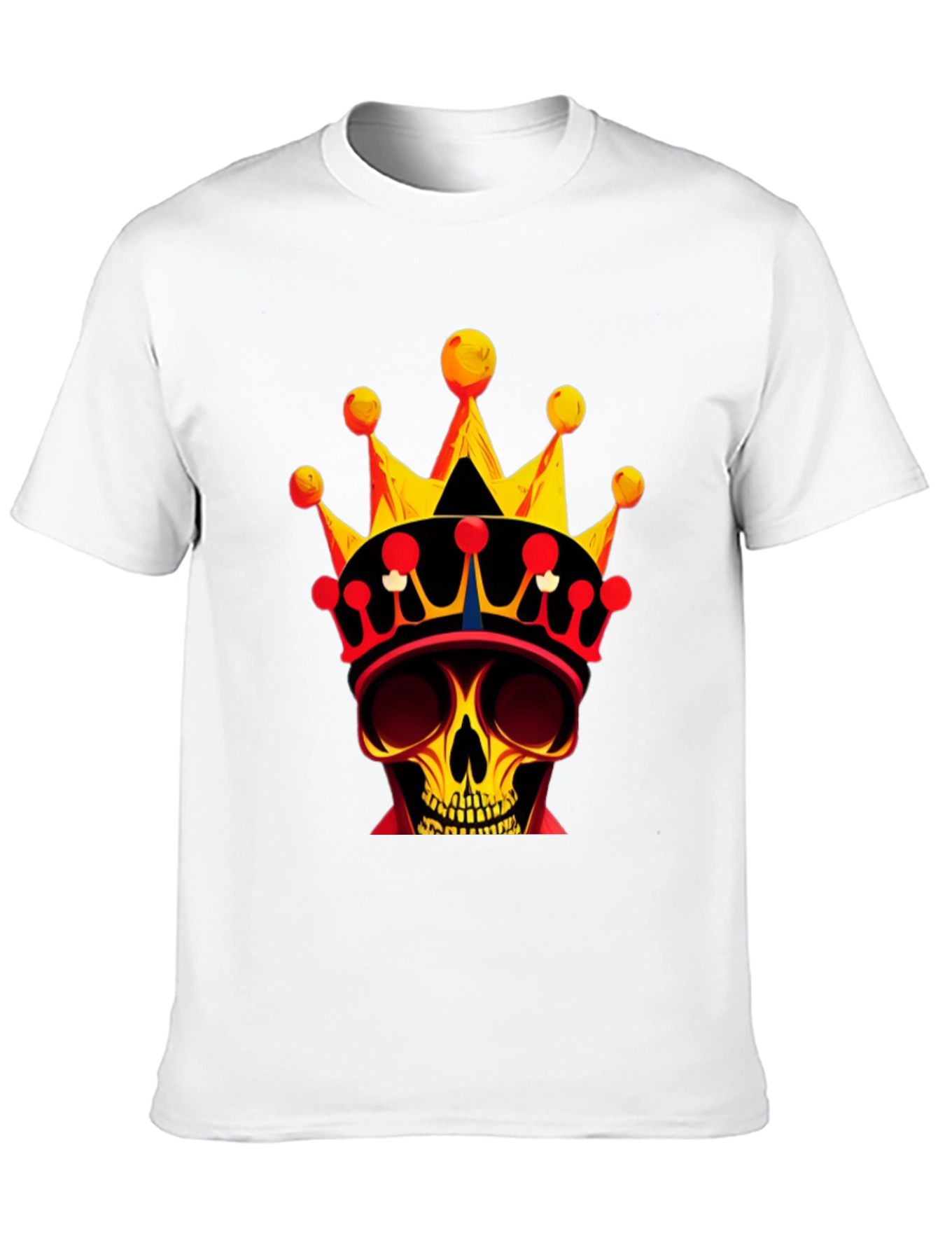 Skull King Graphic Tee - Bold Black T-Shirt