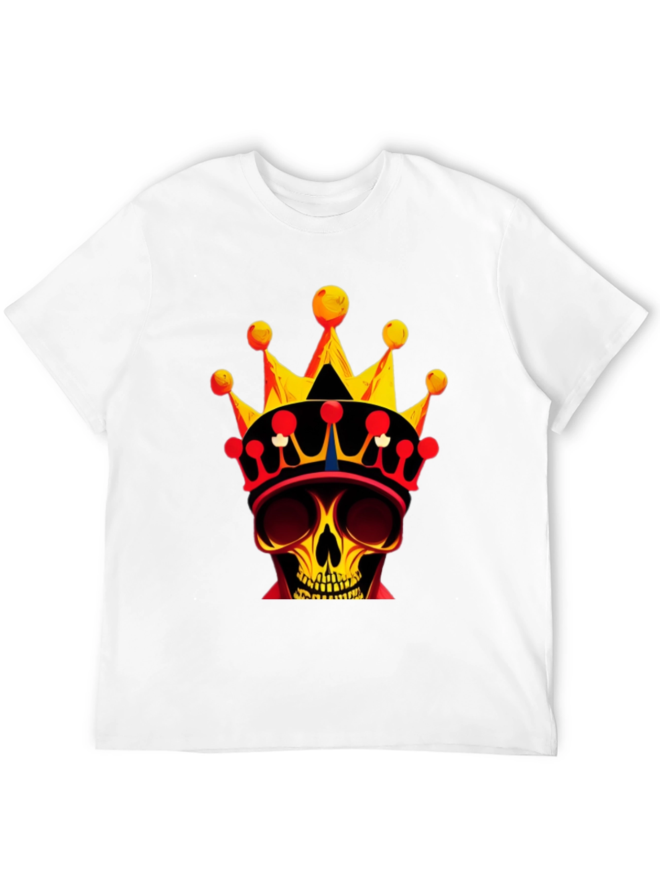 Skull King Graphic Tee - Bold Black T-Shirt