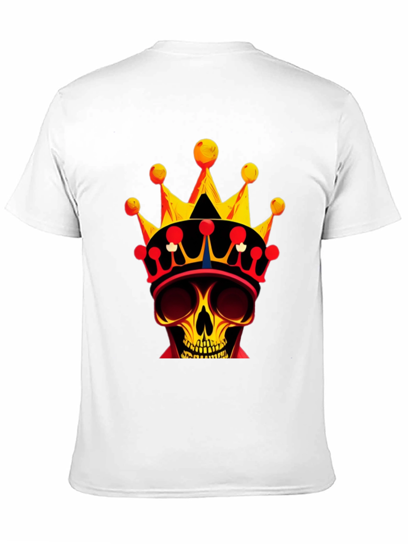 Skull King Graphic Tee - Bold Black T-Shirt