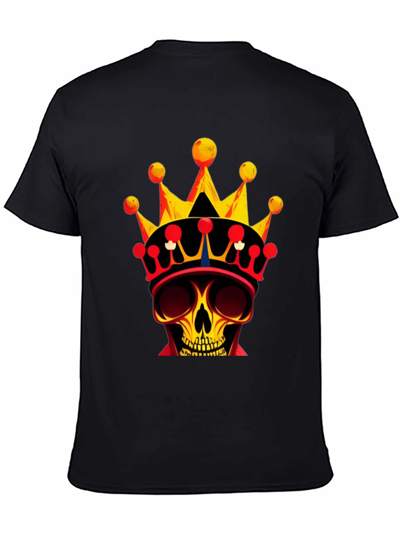 Skull King Graphic Tee - Bold Black T-Shirt