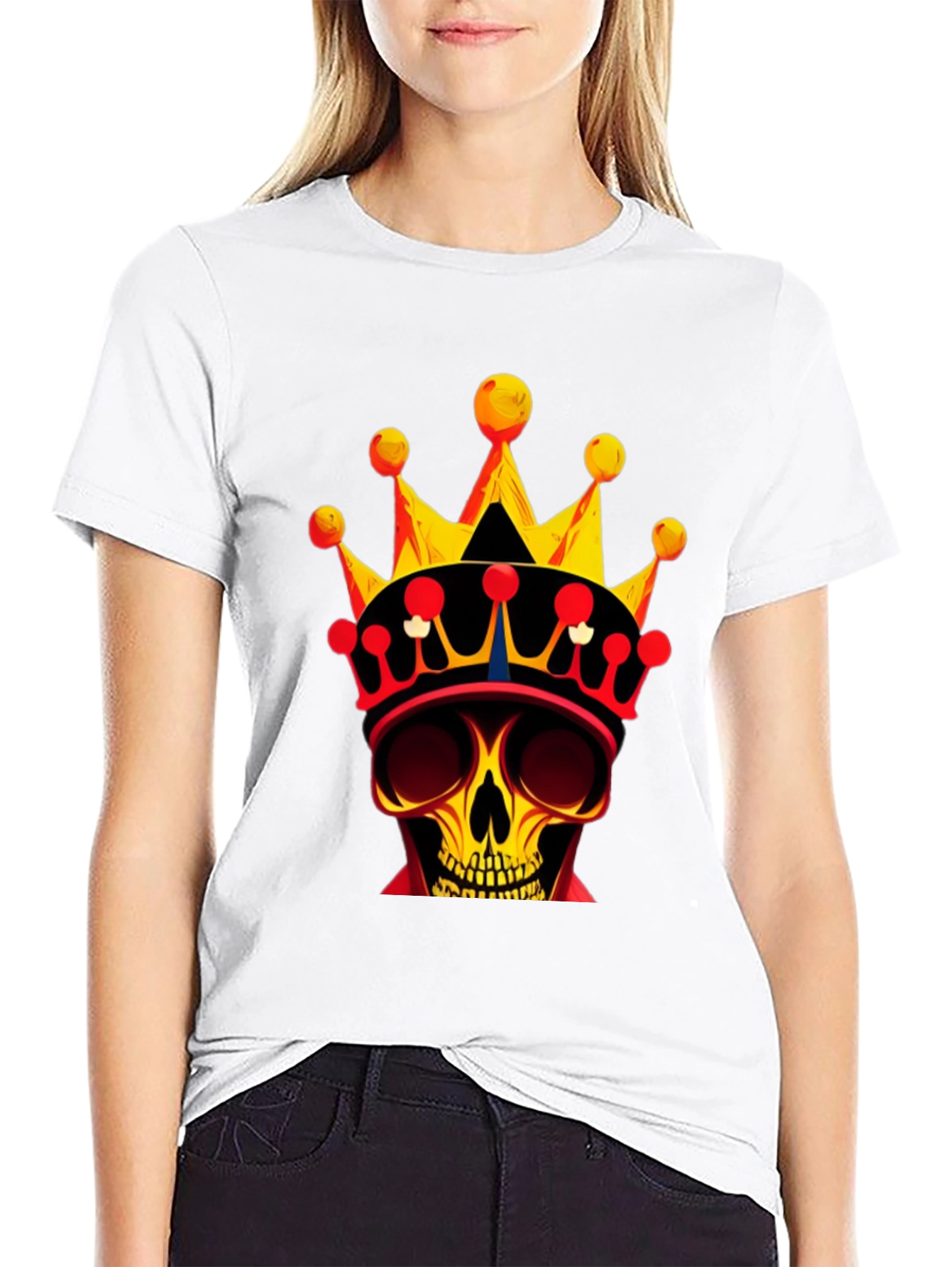 Skull King Graphic Tee - Bold Black T-Shirt