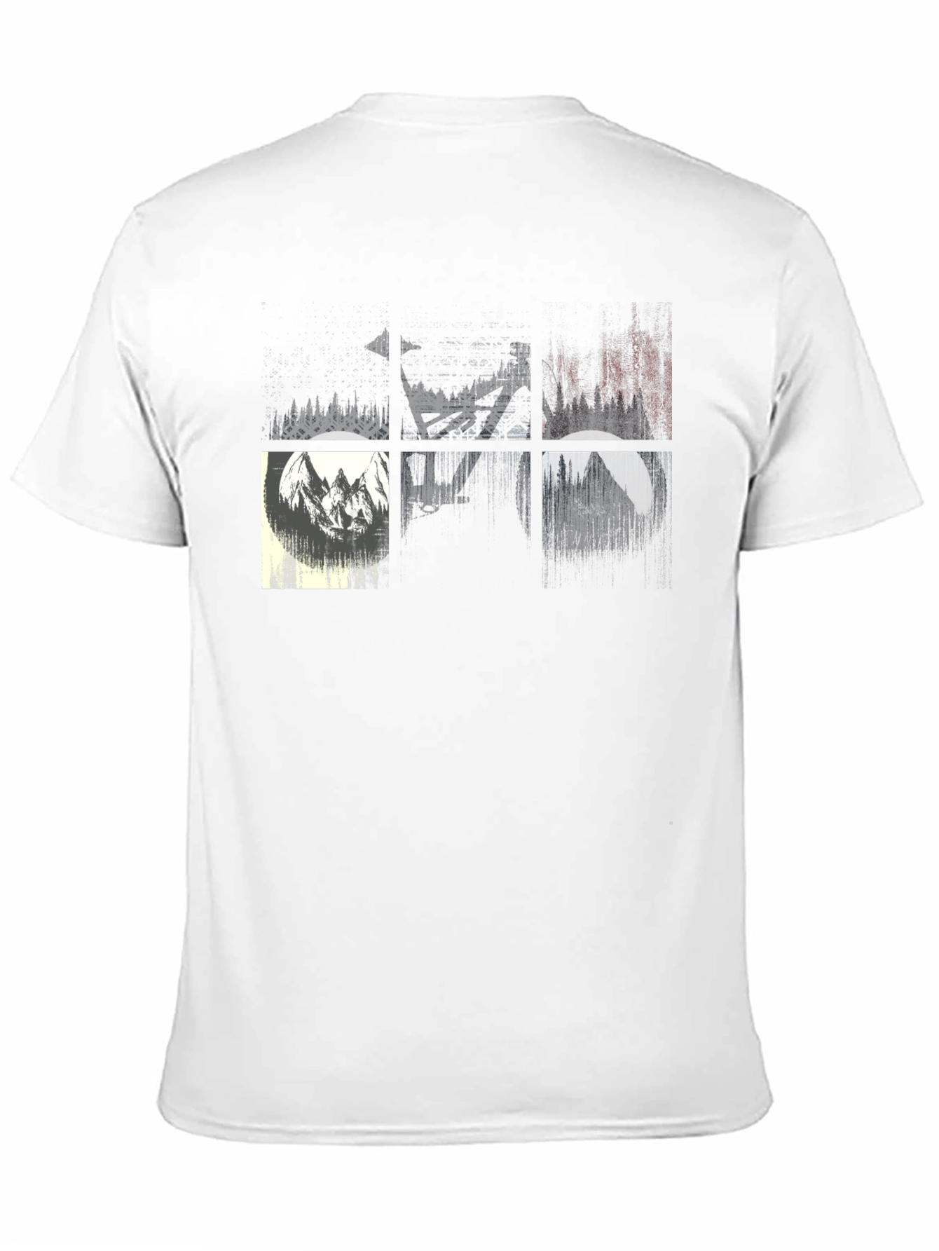 Nature Inspired Graphic Tee - Black