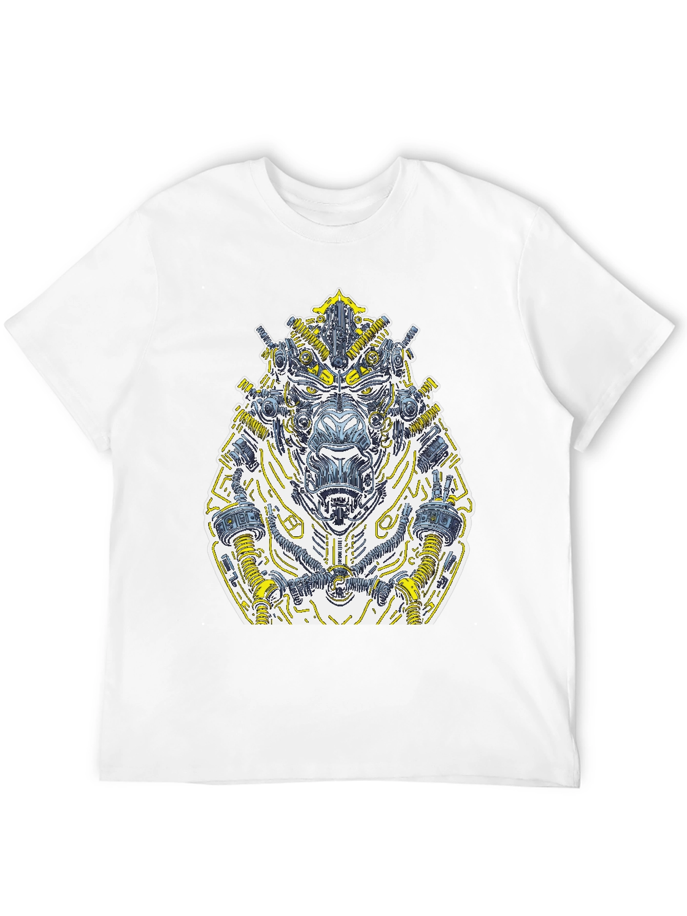 Cyberpunk Gorilla Graphic Tee - Black
