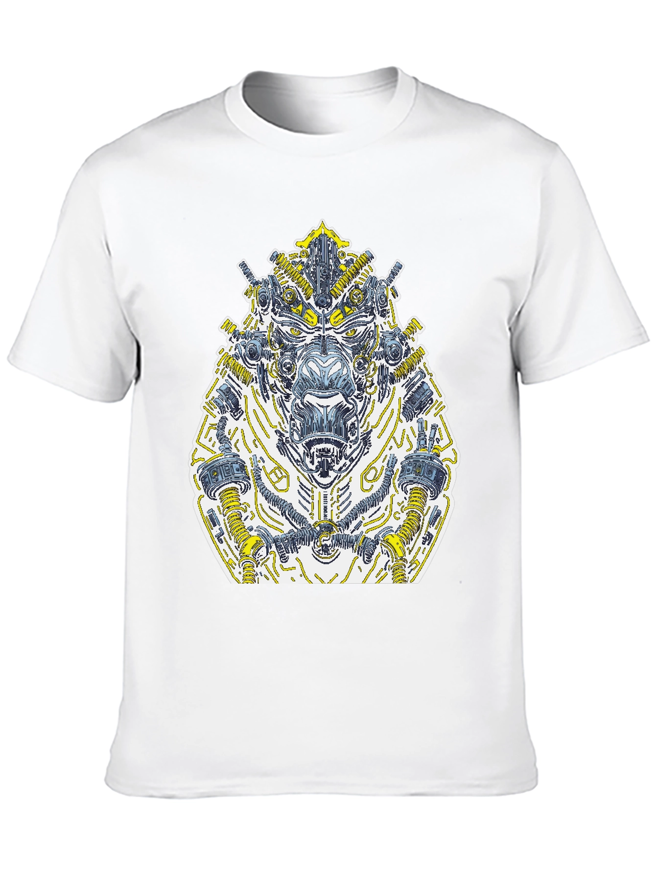 Cyberpunk Gorilla Graphic Tee - Black