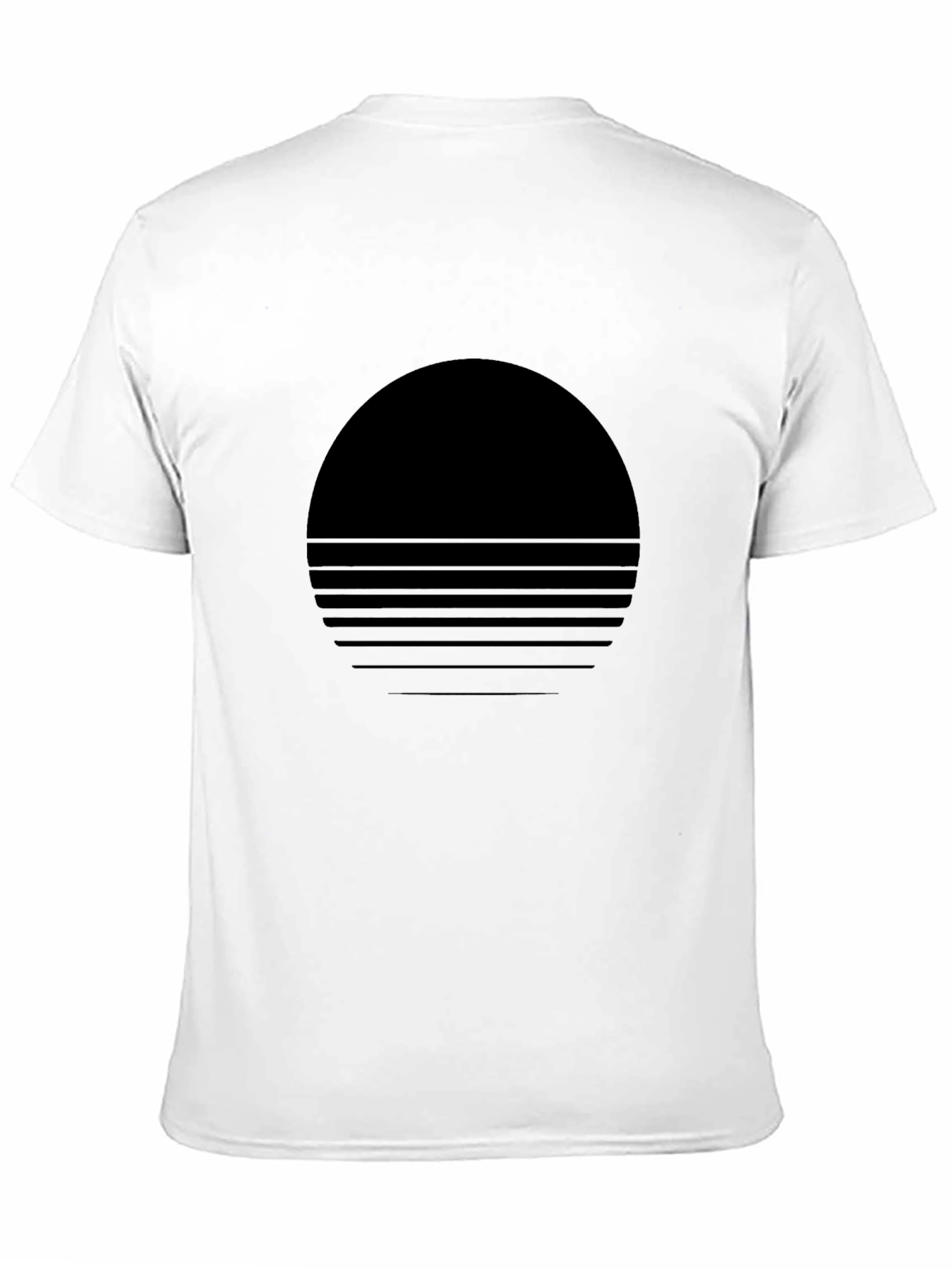 Retro Horizon Graphic Tee - Black