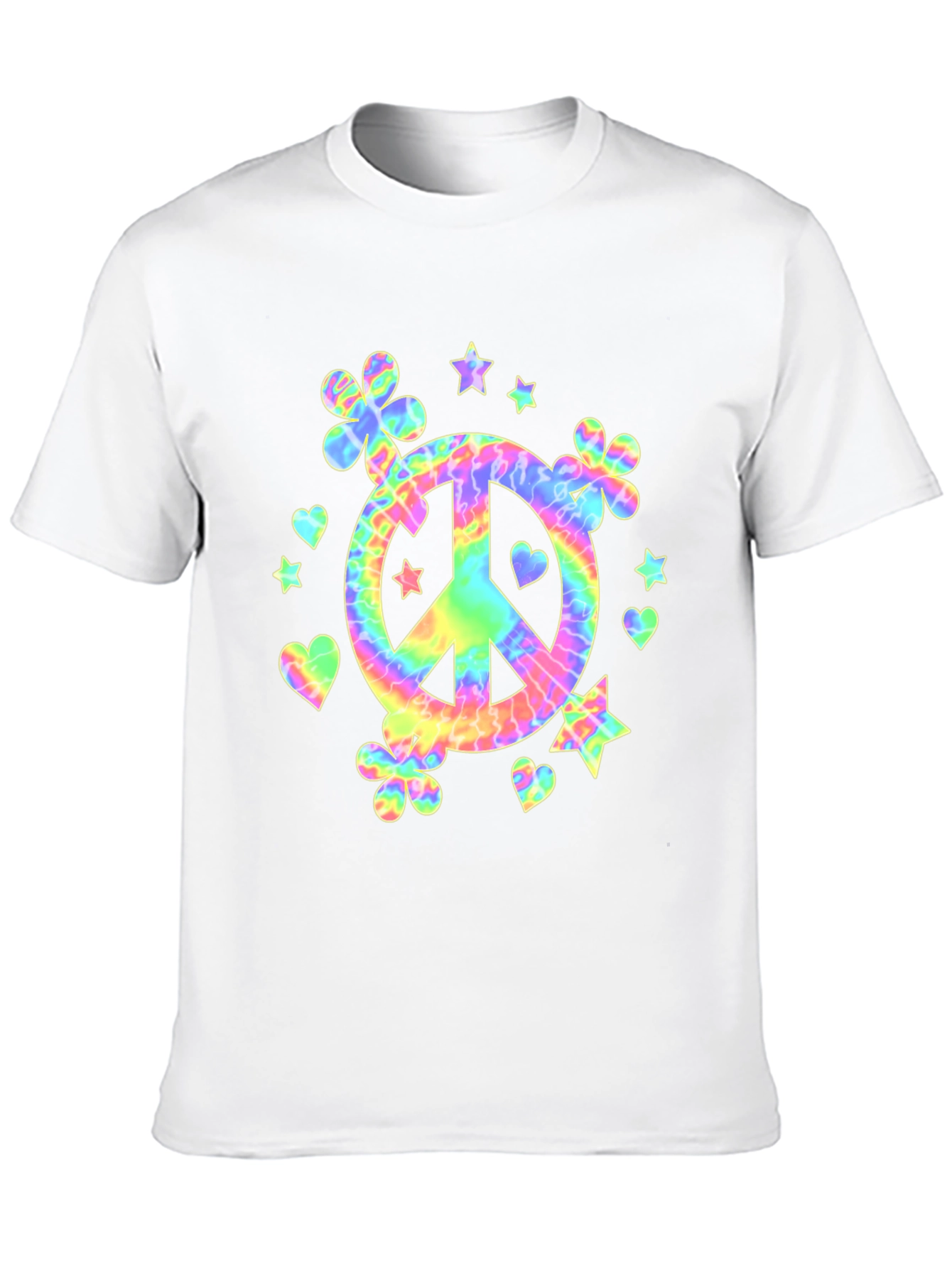 Tie-Dye Peace Sign Graphic Tee