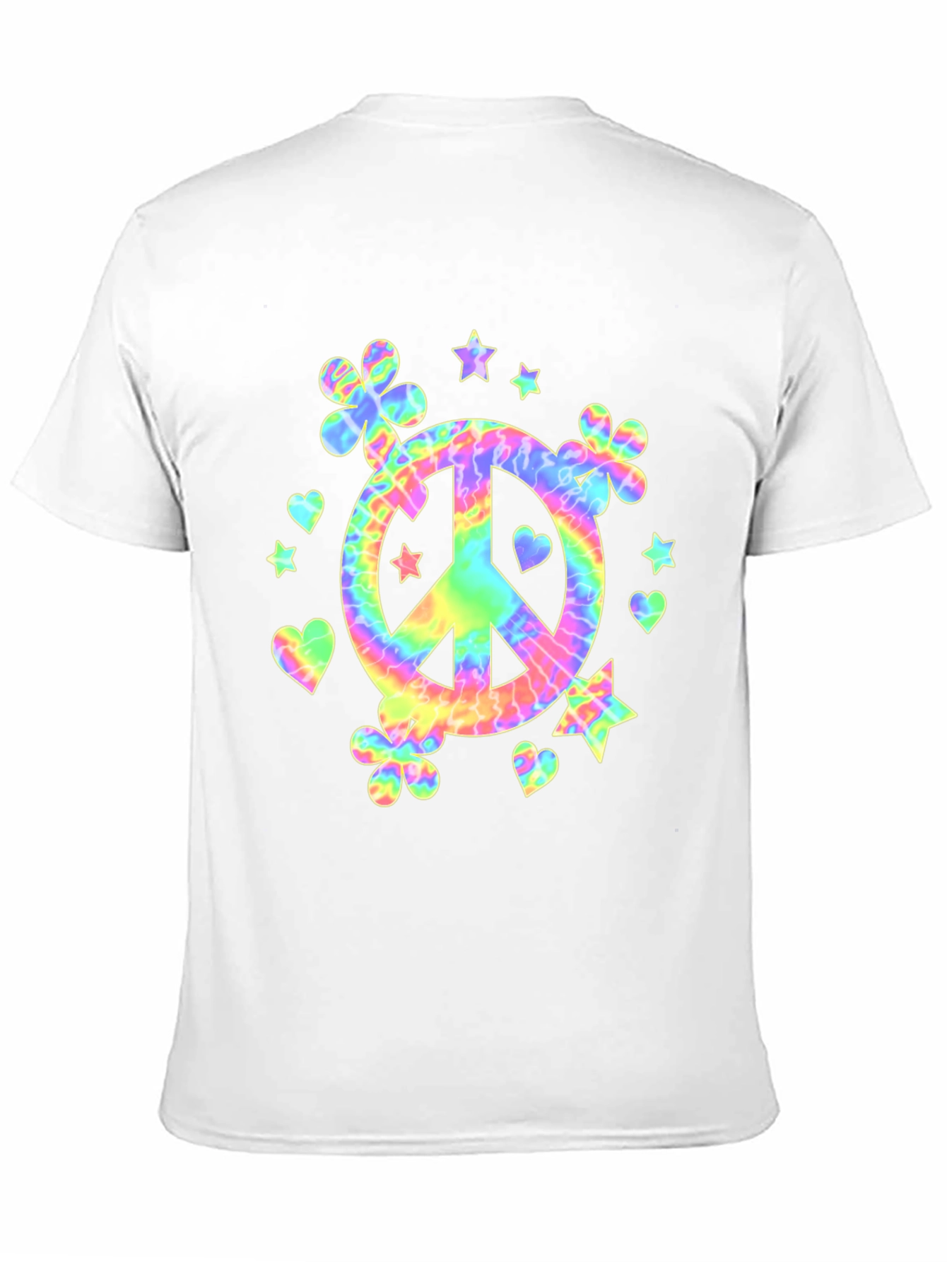 Tie-Dye Peace Sign Graphic Tee