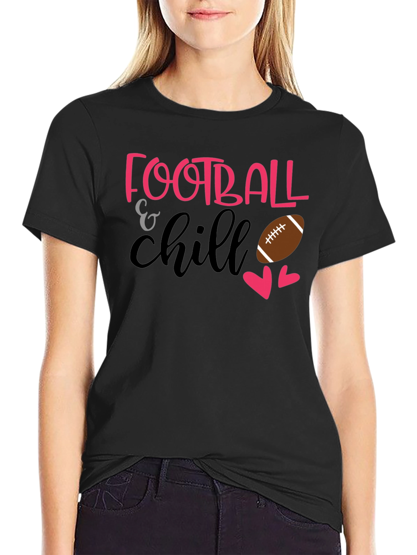 Football and Chill Graphic Tee