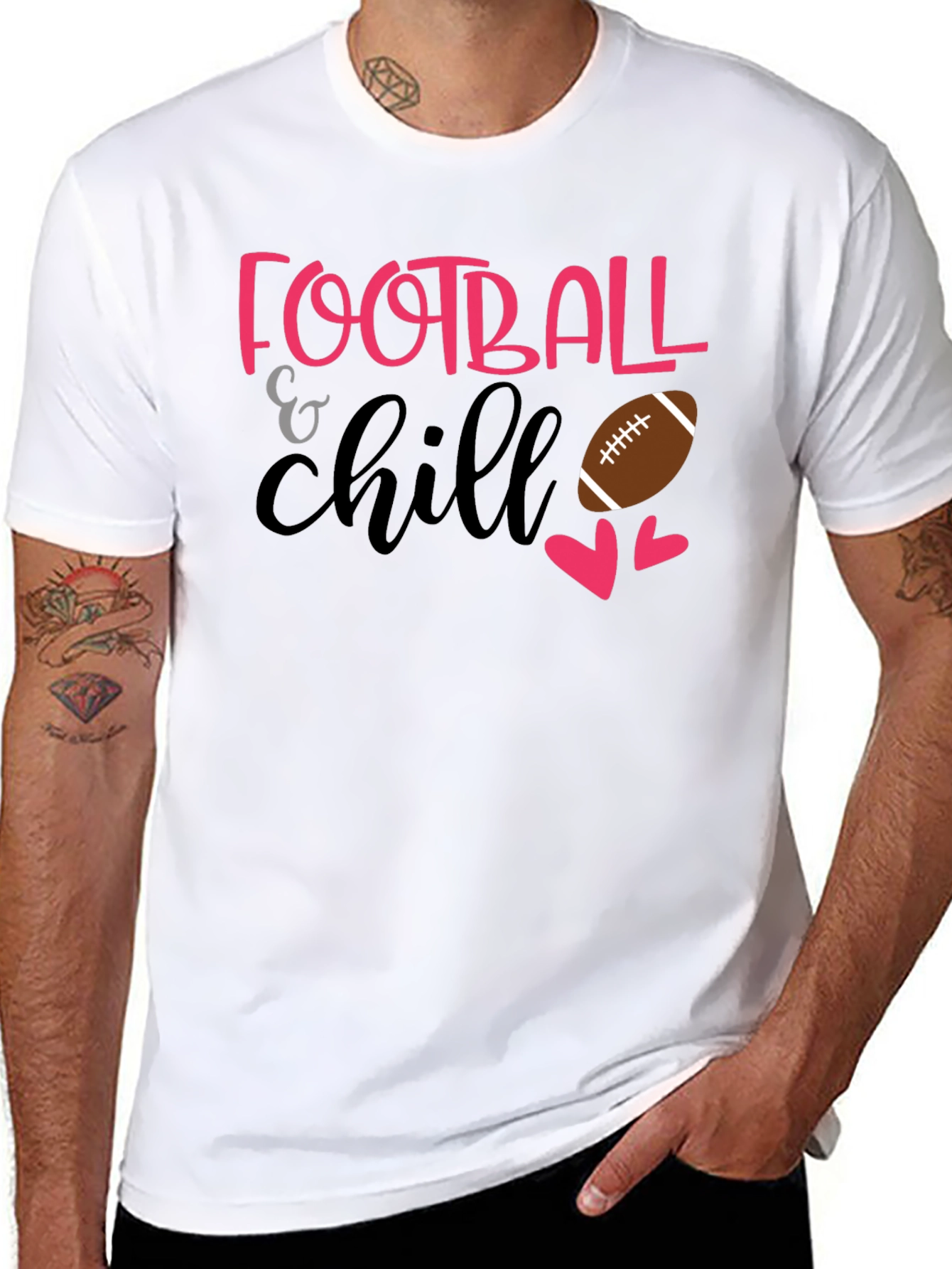 Football and Chill Graphic Tee